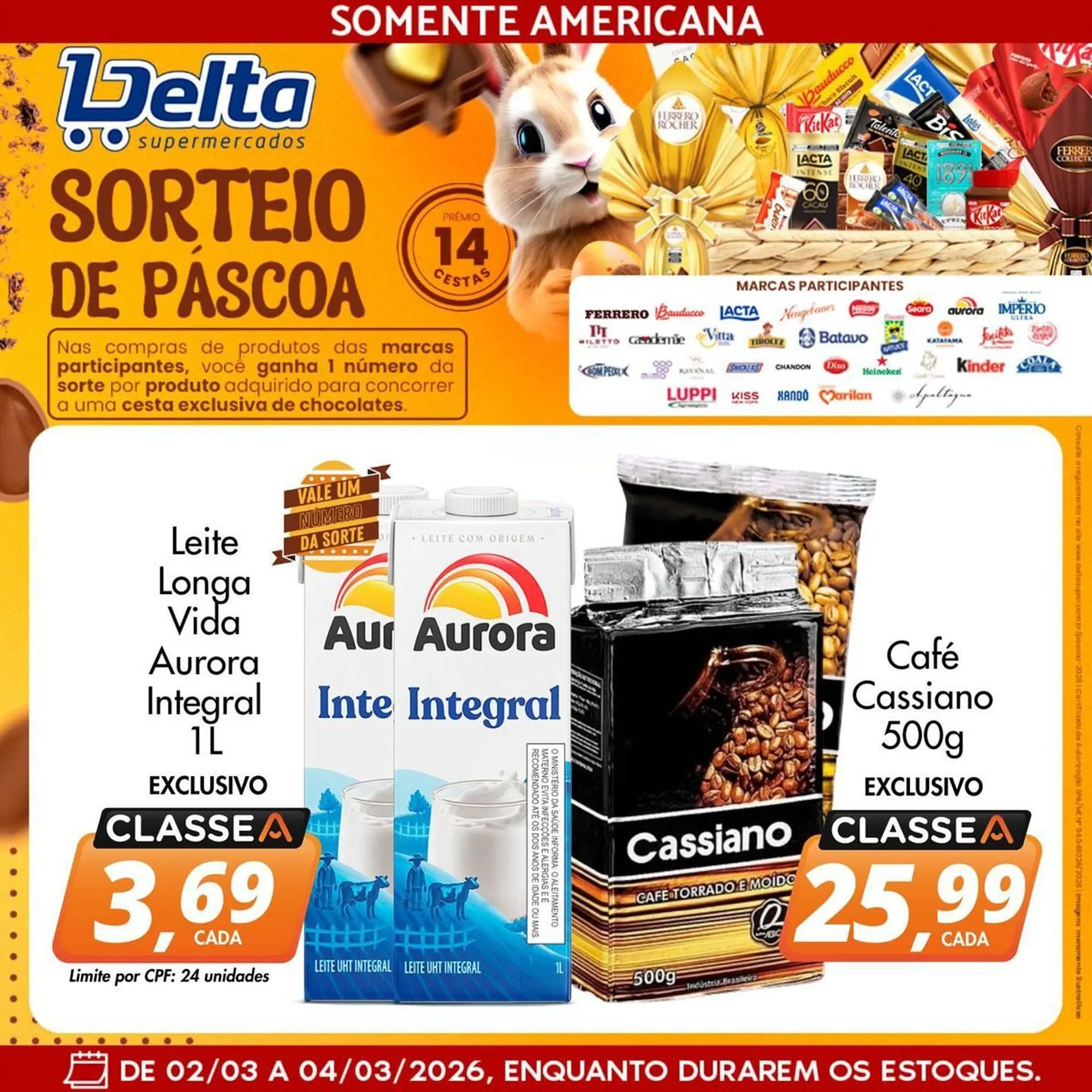 Encarte de Catálogo Delta Supermercados 2 de março até 4 de março 2026 - Pagina 1