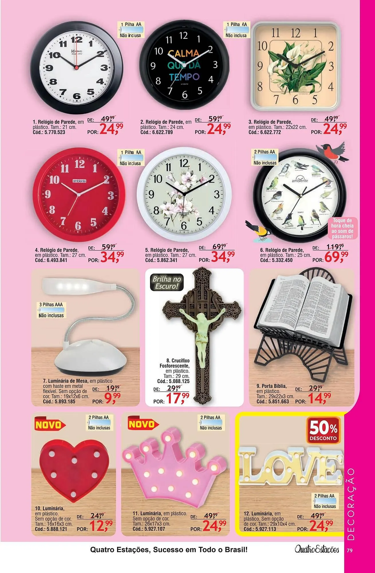 Encarte de Revista Quatro Estações 16 de janeiro até 28 de fevereiro 2026 - Pagina 75