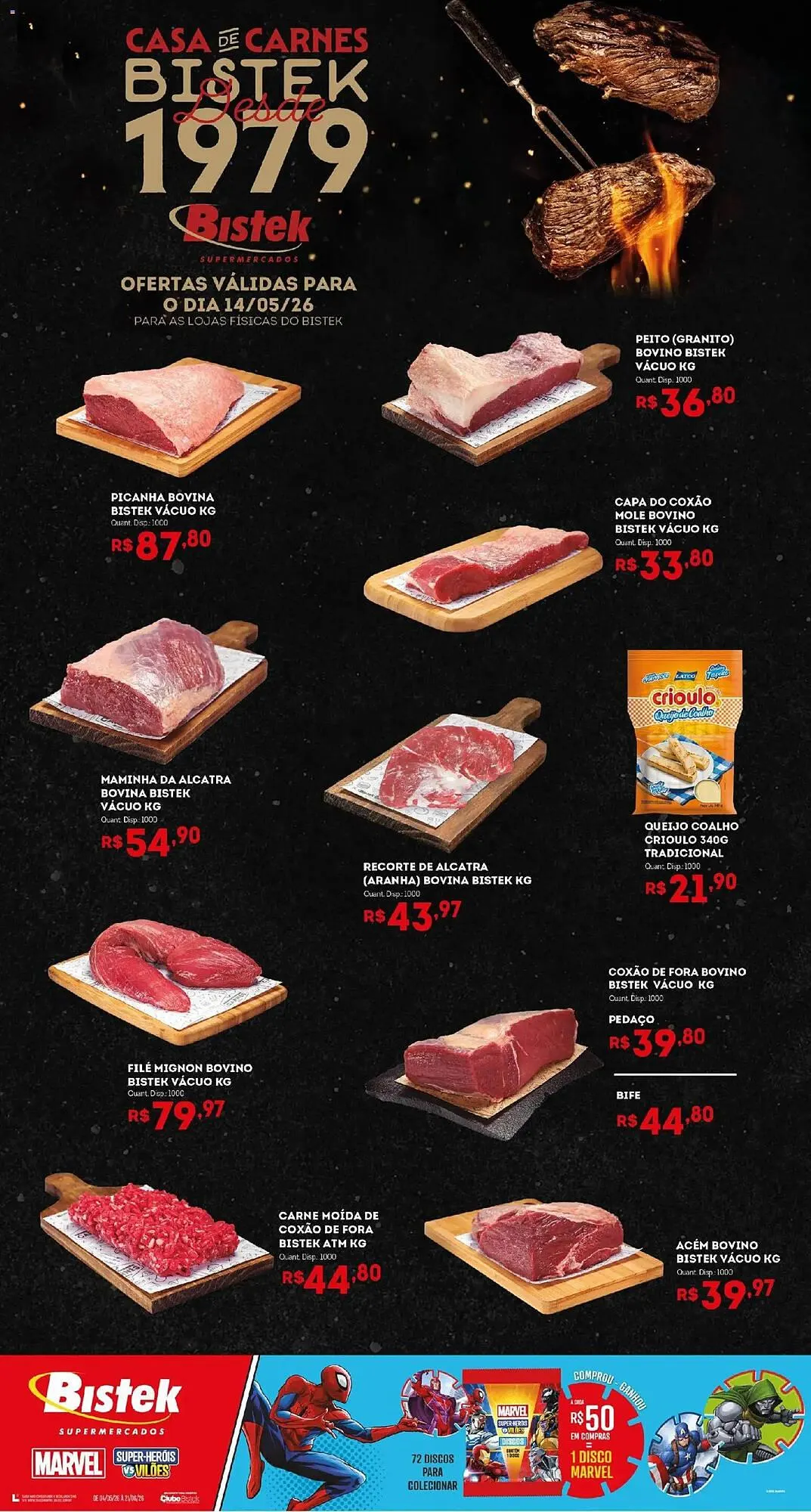 Encarte de Encarte Bistek Supermercados 14 de maio até 14 de maio 2026 - Pagina 1