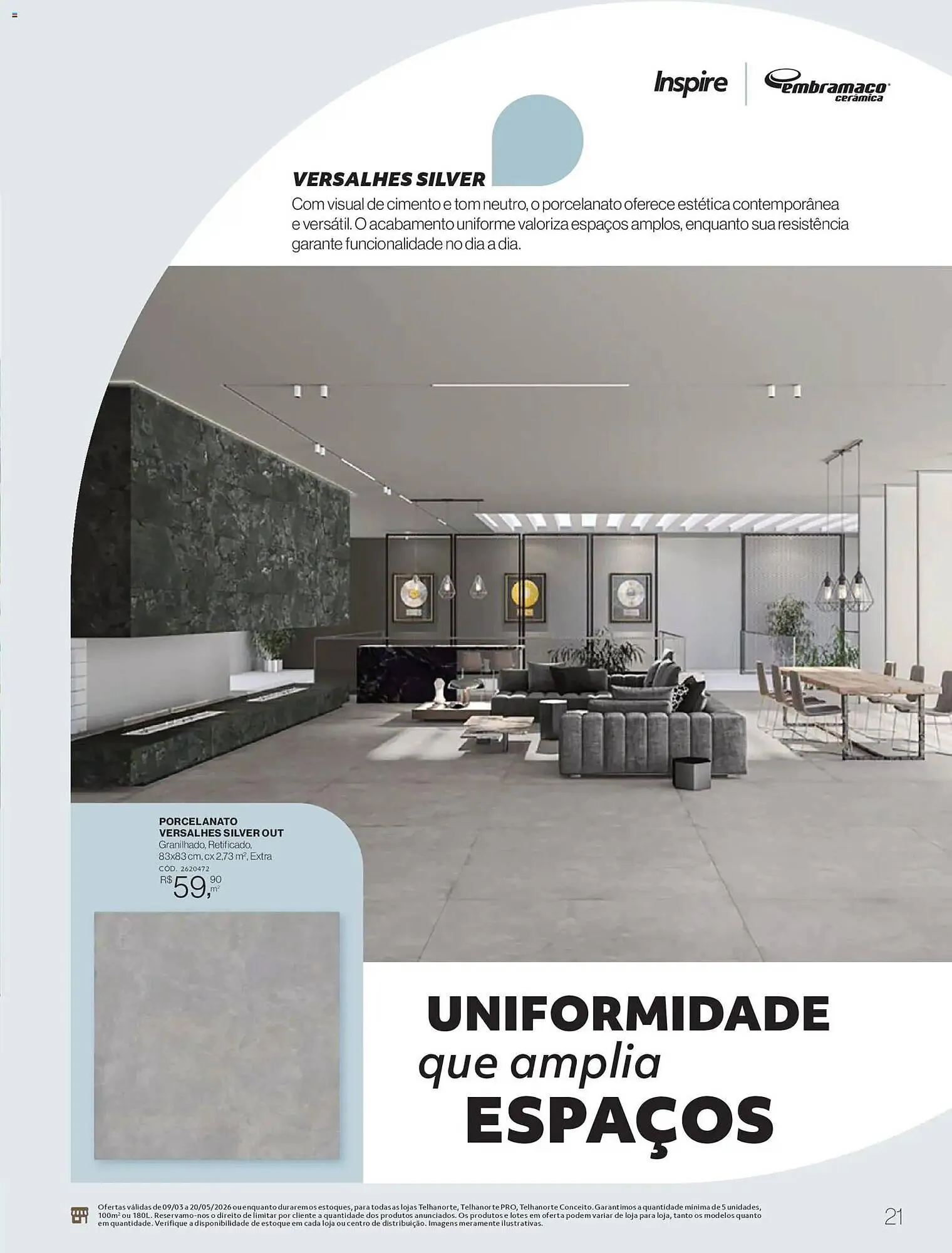 Encarte de Catálogo Telhanorte 9 de março até 21 de maio 2026 - Pagina 21