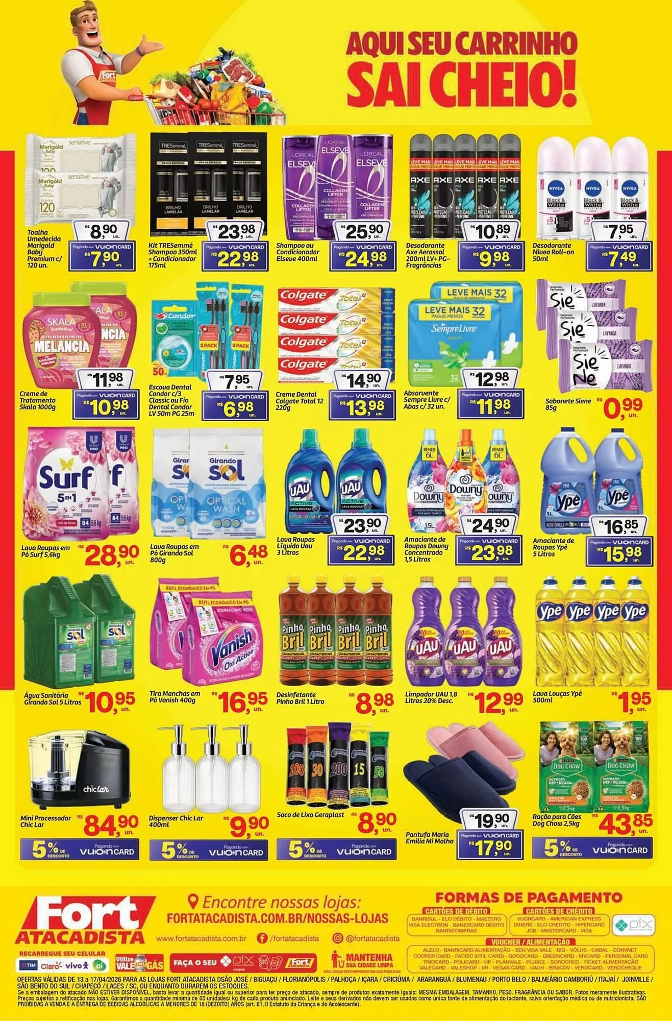 Encarte de Tabloide Fort Atacadista 13 de abril até 17 de abril 2026 - Pagina 4