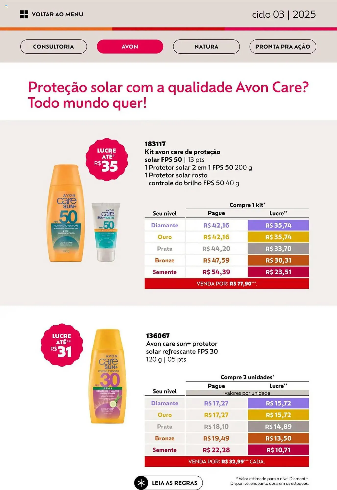 Encarte de Catálogo Avon 17 de janeiro até 17 de fevereiro 2025 - Pagina 19