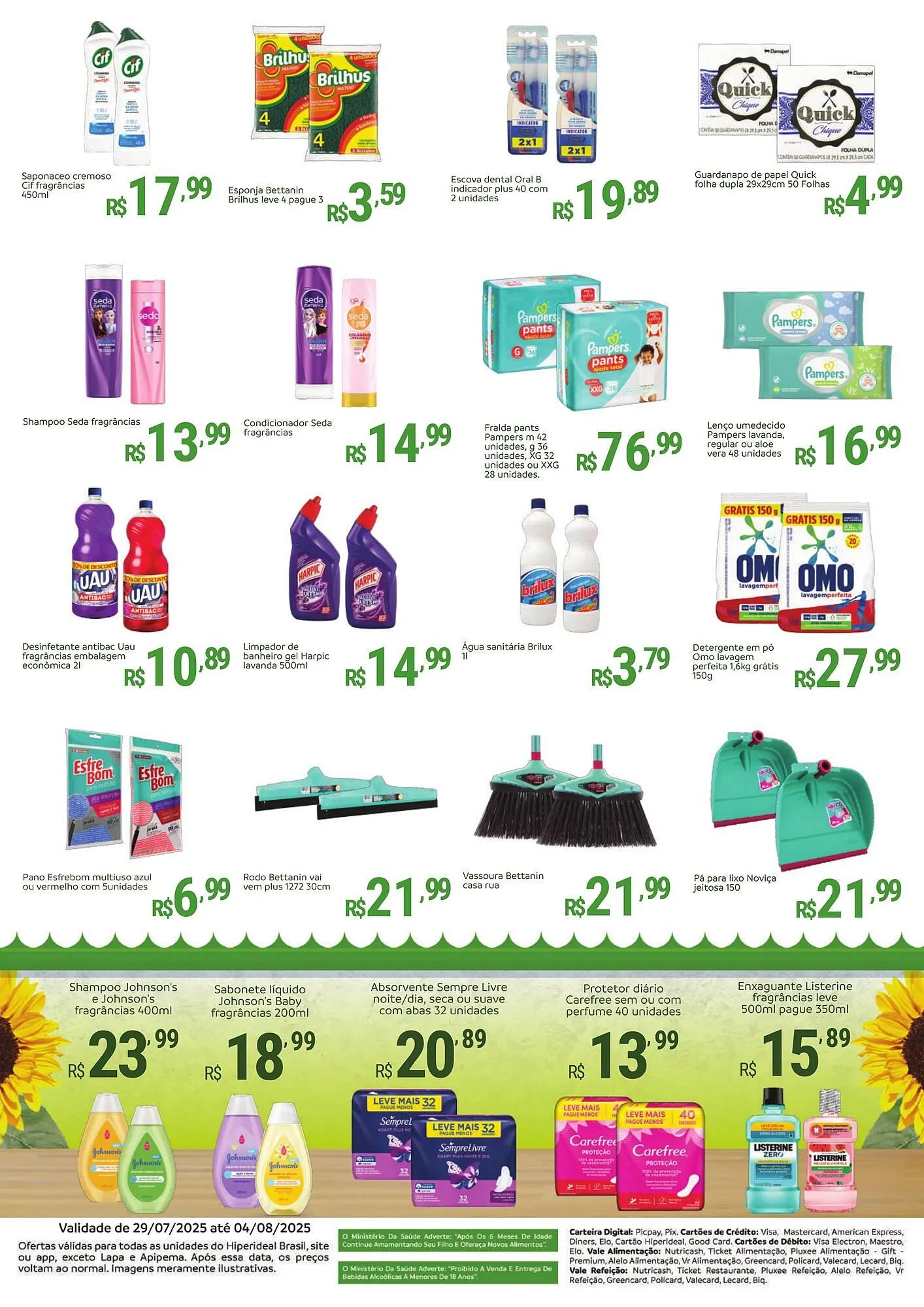 Encarte de Catálogo Hiperideal Supermercados 29 de julho até 4 de agosto 2025 - Pagina 4