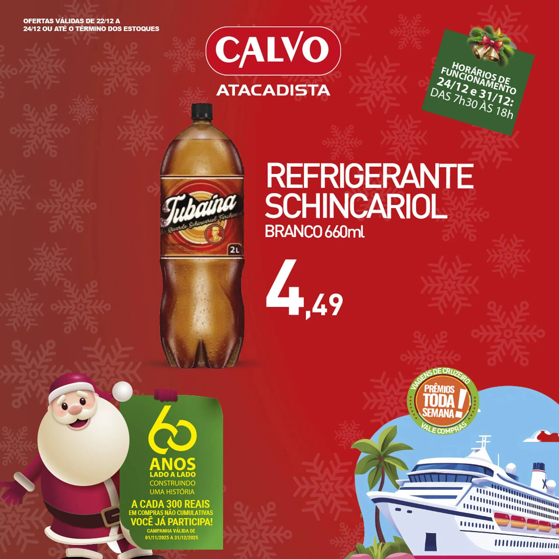 Encarte de Folheto Calvo Atacadista 22 de dezembro até 24 de dezembro 2025 - Pagina 2