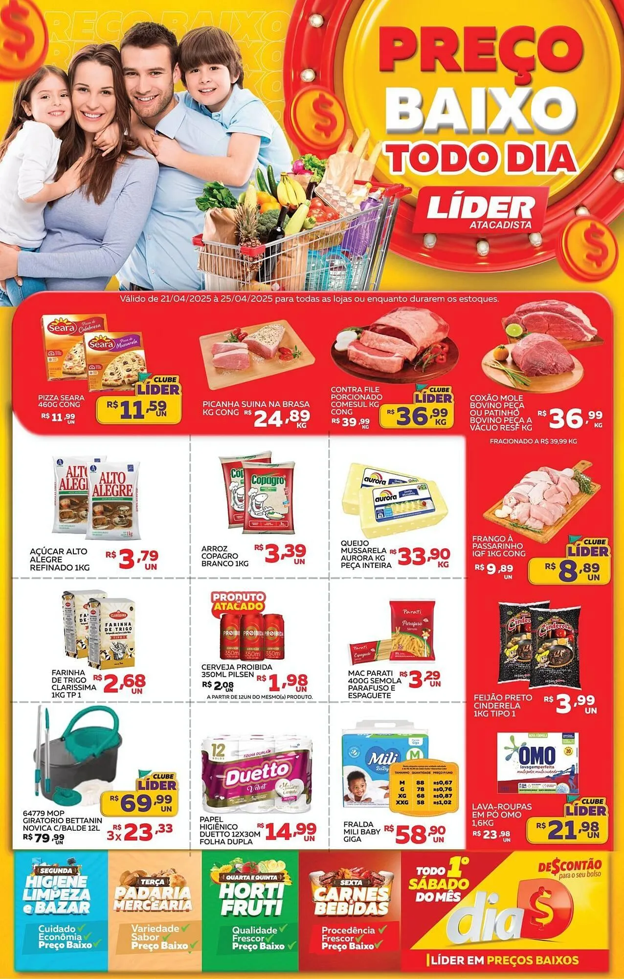 Encarte de Catálogo Lider Atacadista 21 de abril até 25 de abril 2025 - Pagina 1