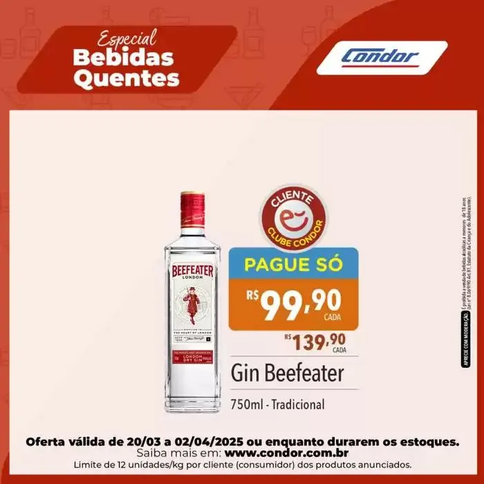 Encarte de Supermercados Condor Especial Bebidas Quentes 25 de março até 2 de abril 2025 - Pagina 3