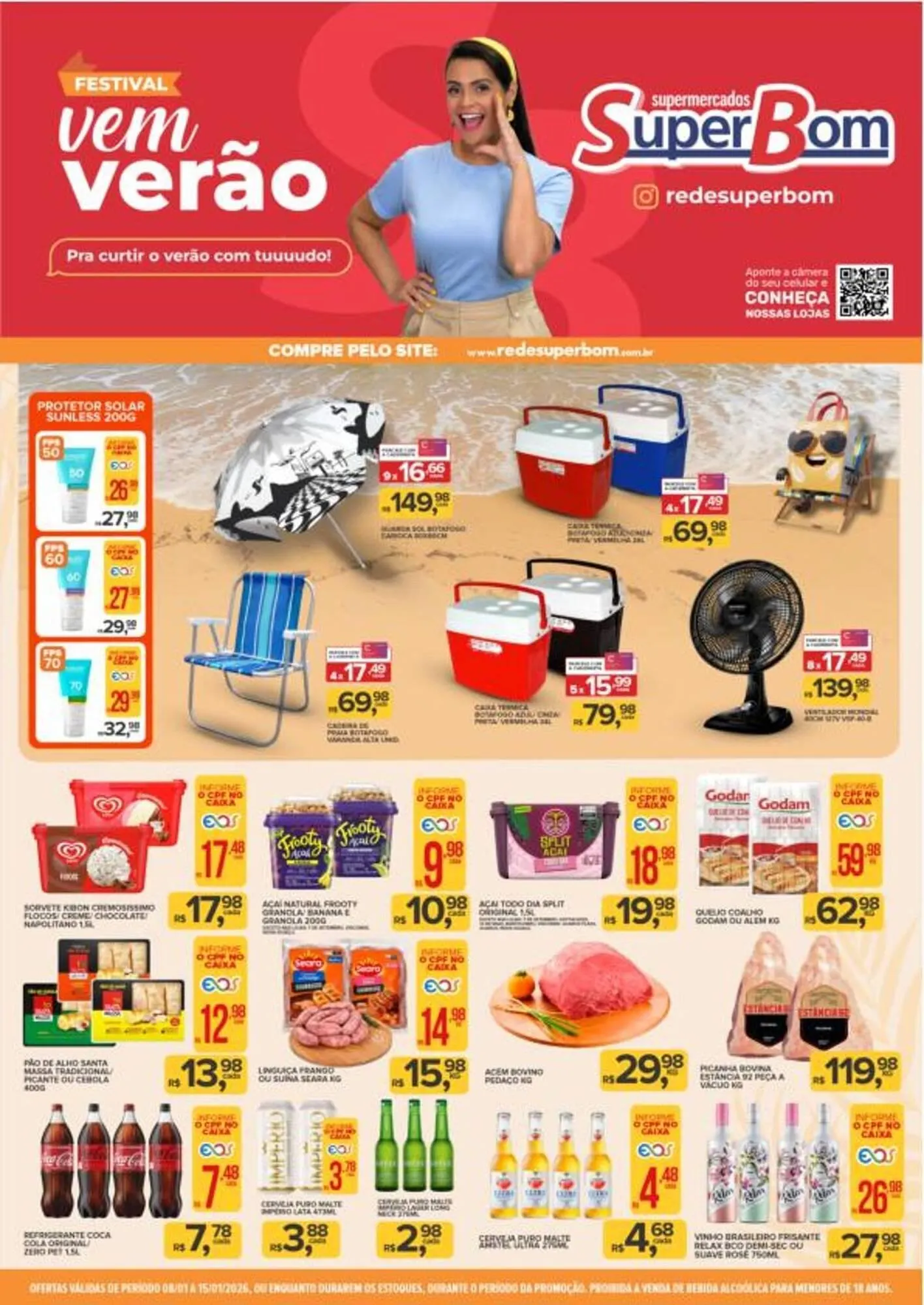 Encarte de Encarte Super Bom 8 de janeiro até 15 de janeiro 2026 - Pagina 1