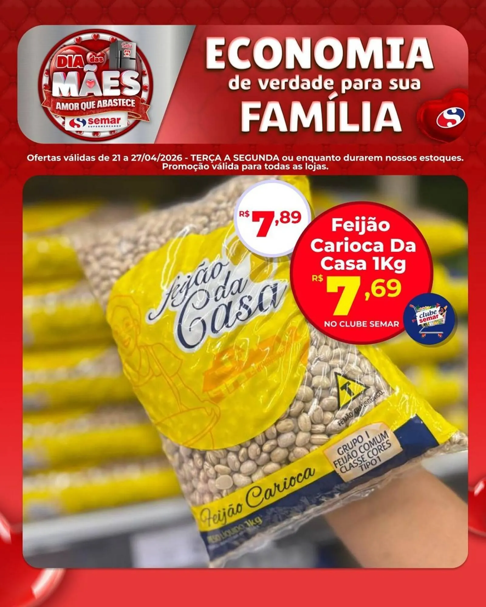 Encarte de Folheto Semar Supermercado 21 de abril até 27 de abril 2026 - Pagina 3