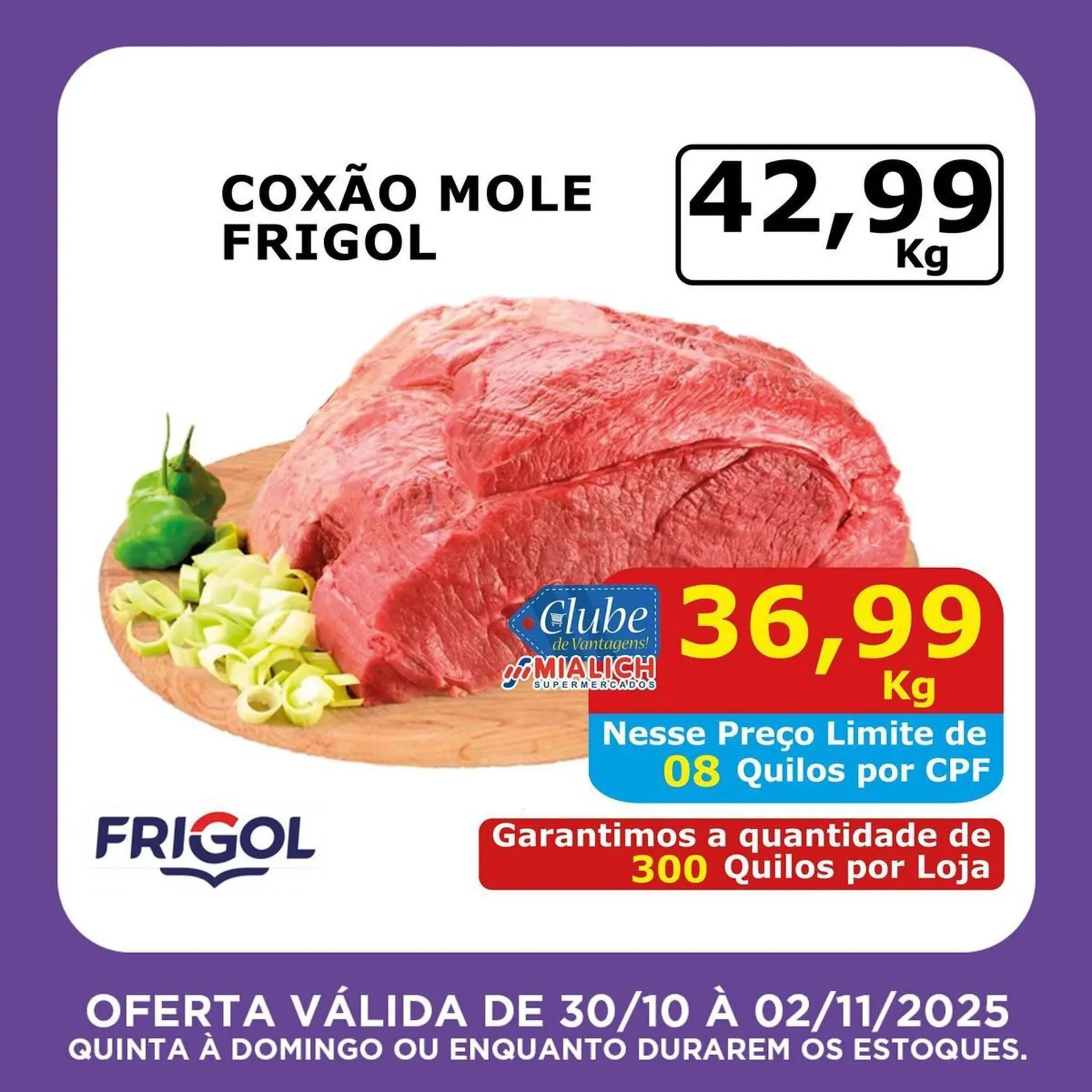 Encarte de Catálogo Mialich Supermercados 30 de outubro até 2 de novembro 2025 - Pagina 2