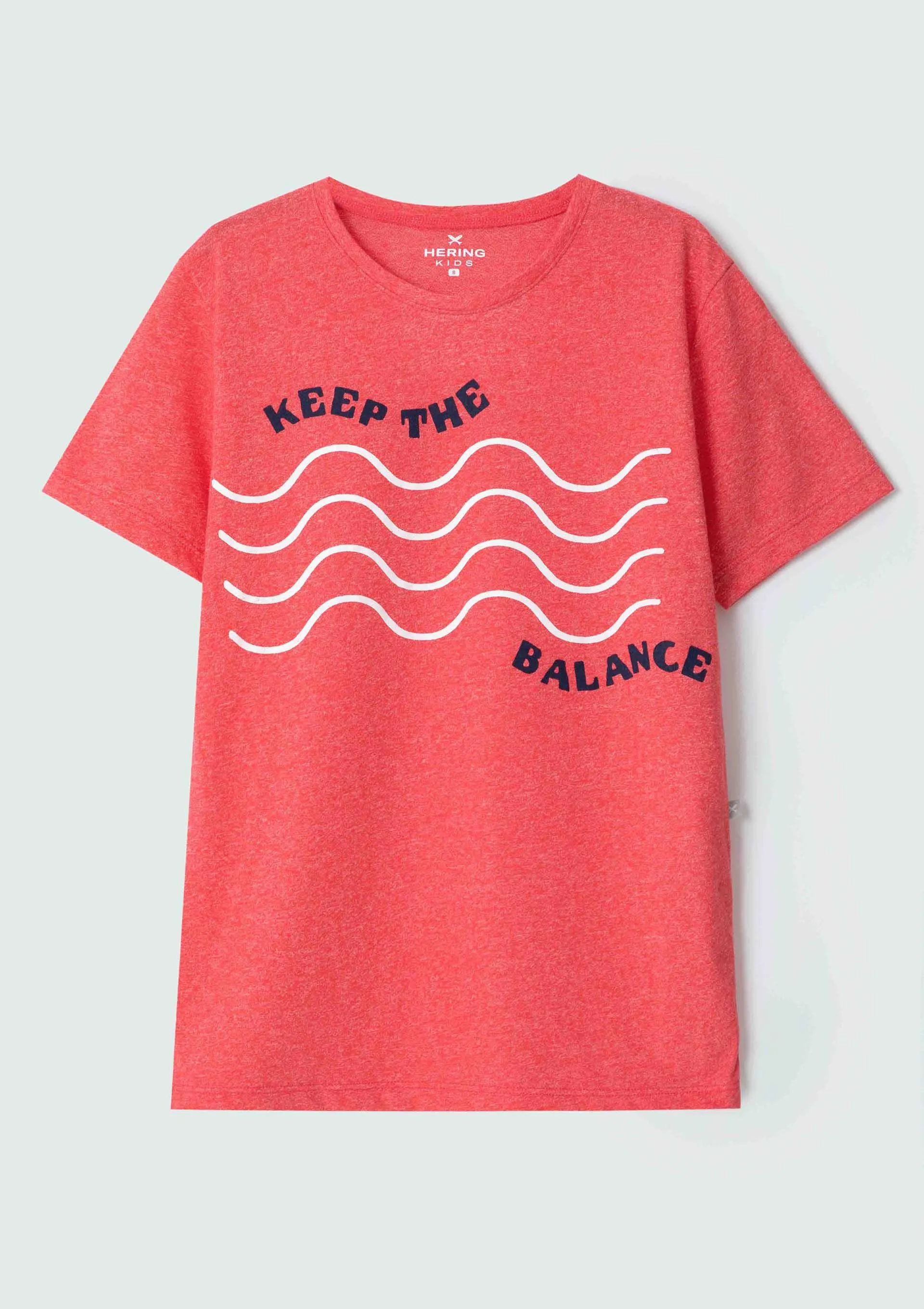 Camiseta Infantil Menino Manga Curta Tradicional Com Estampa Hering Kids - Vermelho