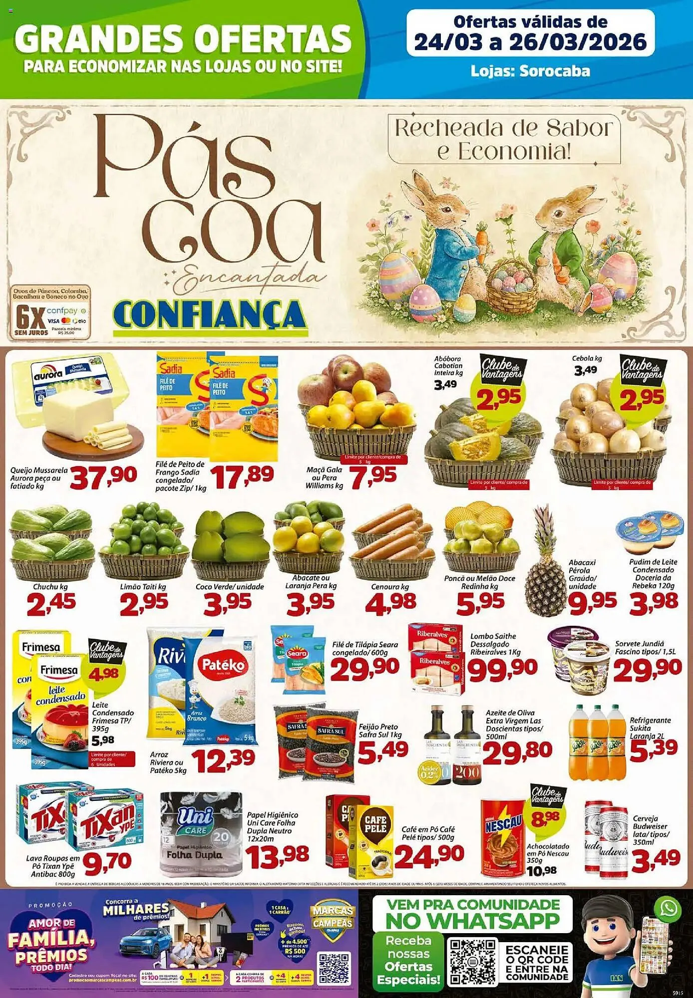 Encarte de Catálogo Confiança Supermercados 24 de março até 26 de março 2026 - Pagina 1