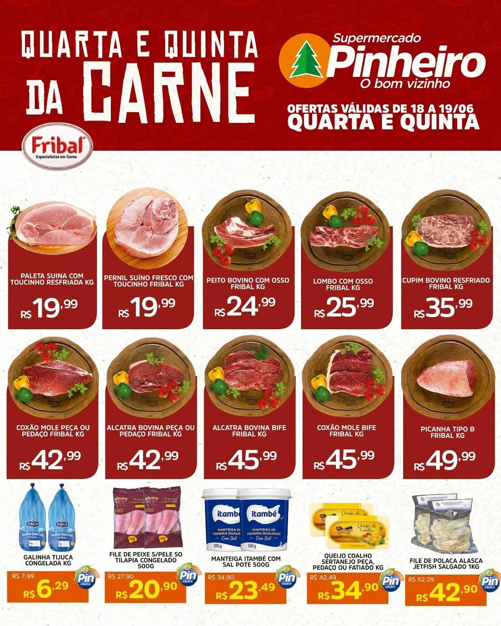 Encarte de Catálogo Pinheiro Supermercado 18 de junho até 19 de junho 2025 - Pagina 2