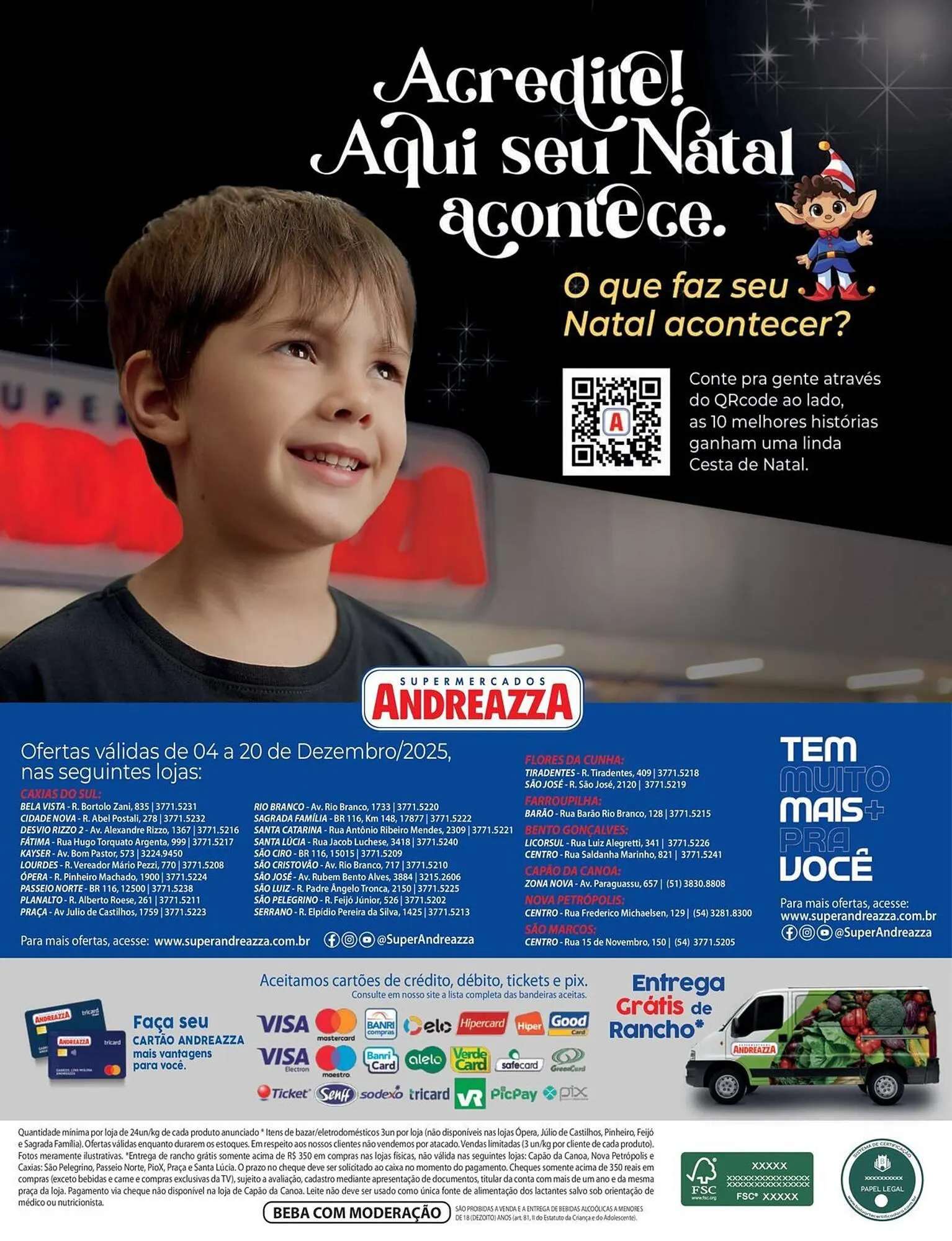 Encarte de Catálogo Supermercados Andreazza 10 de dezembro até 20 de dezembro 2025 - Pagina 24