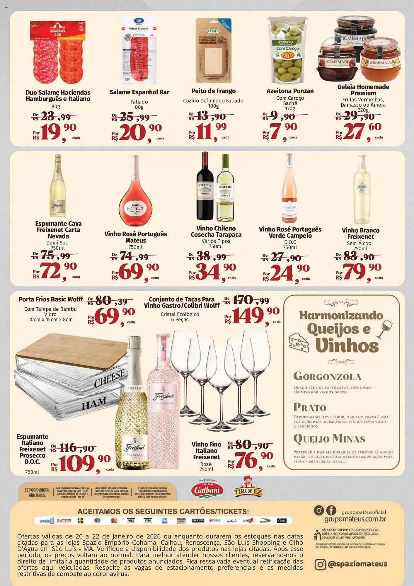 Encarte de Catálogo Supermercados Mateus 20 de janeiro até 22 de janeiro 2026 - Pagina 2