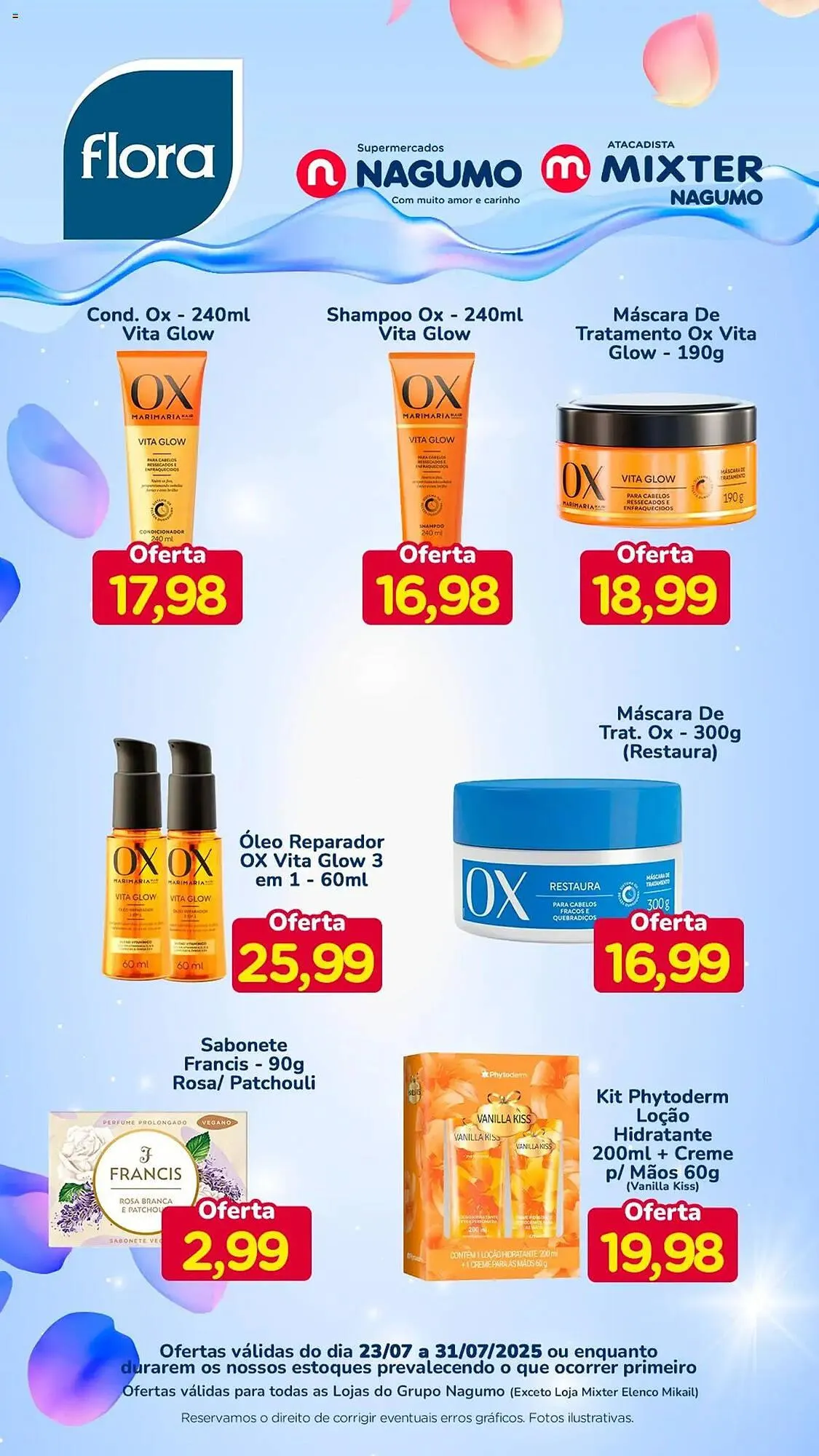 Encarte de Catálogo Nagumo 23 de julho até 31 de julho 2025 - Pagina 1