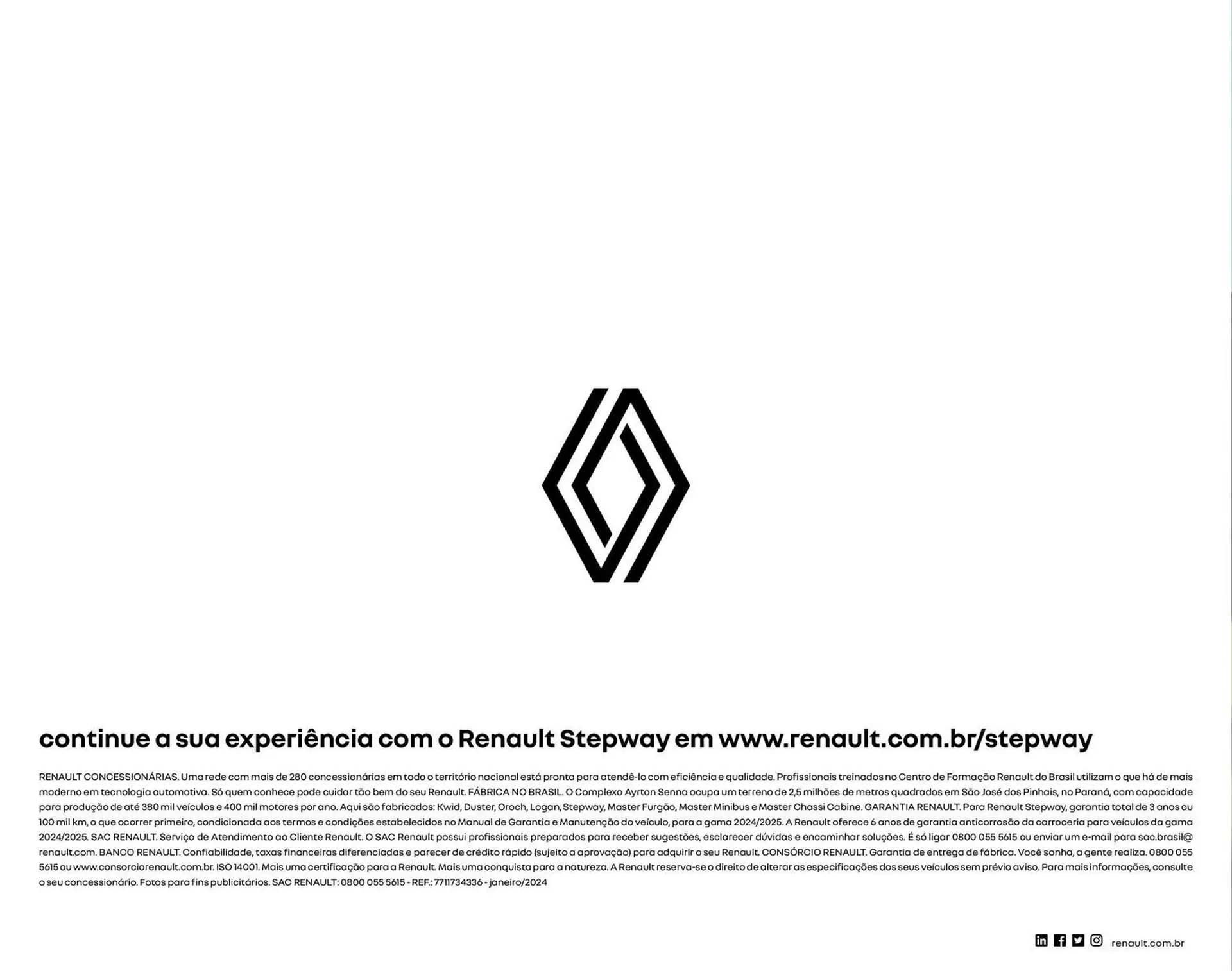 Encarte de Catálogo Renault 28 de junho até 28 de junho 2025 - Pagina 1