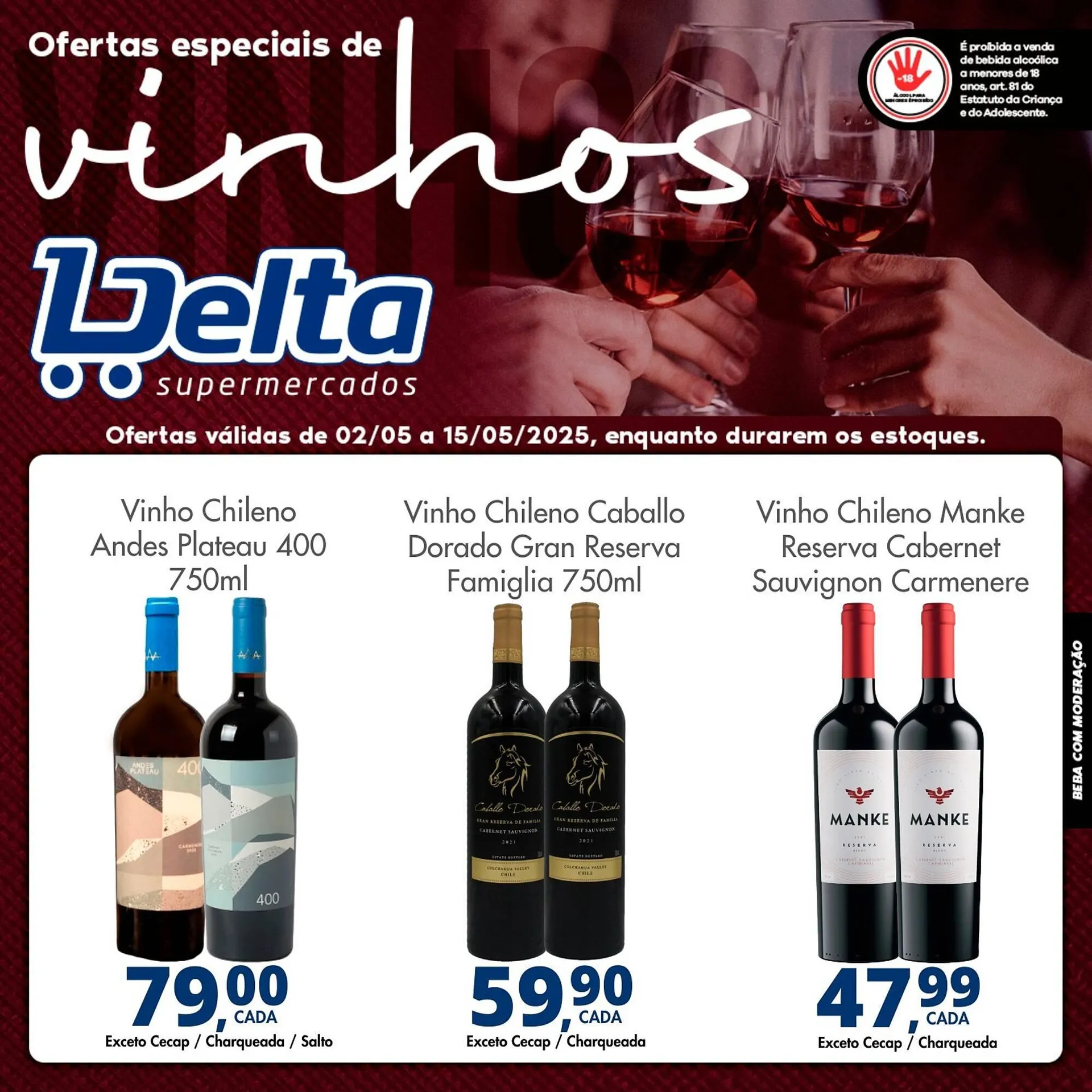 Encarte de Catálogo Delta Supermercados 6 de maio até 15 de maio 2025 - Pagina 1