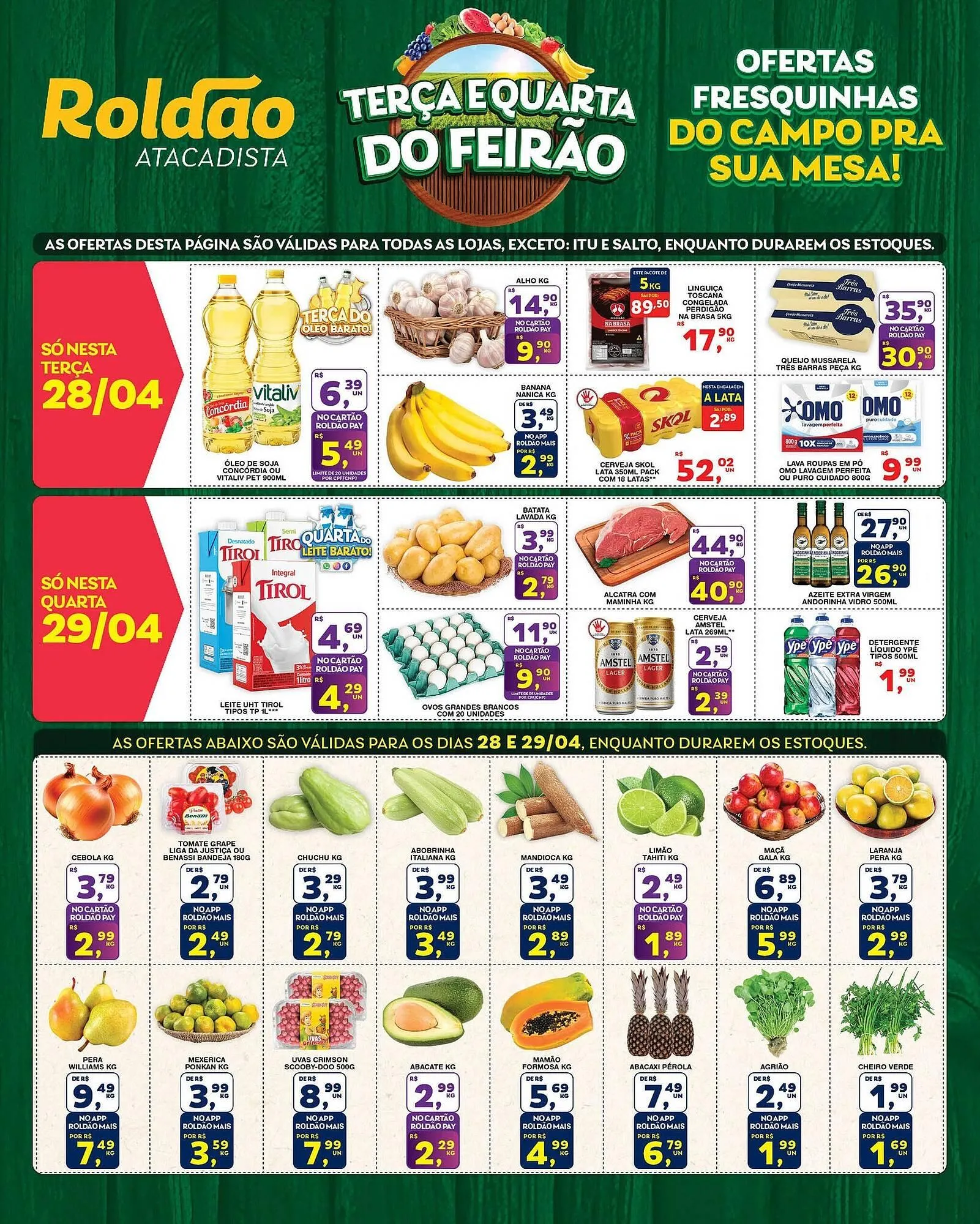 Encarte de Folheto Roldão 28 de abril até 29 de abril 2026 - Pagina 1