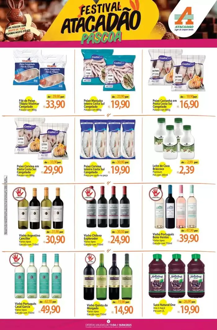Encarte de Ofertas exclusivas e pechinchas 11 de abril até 16 de abril 2025 - Pagina 2