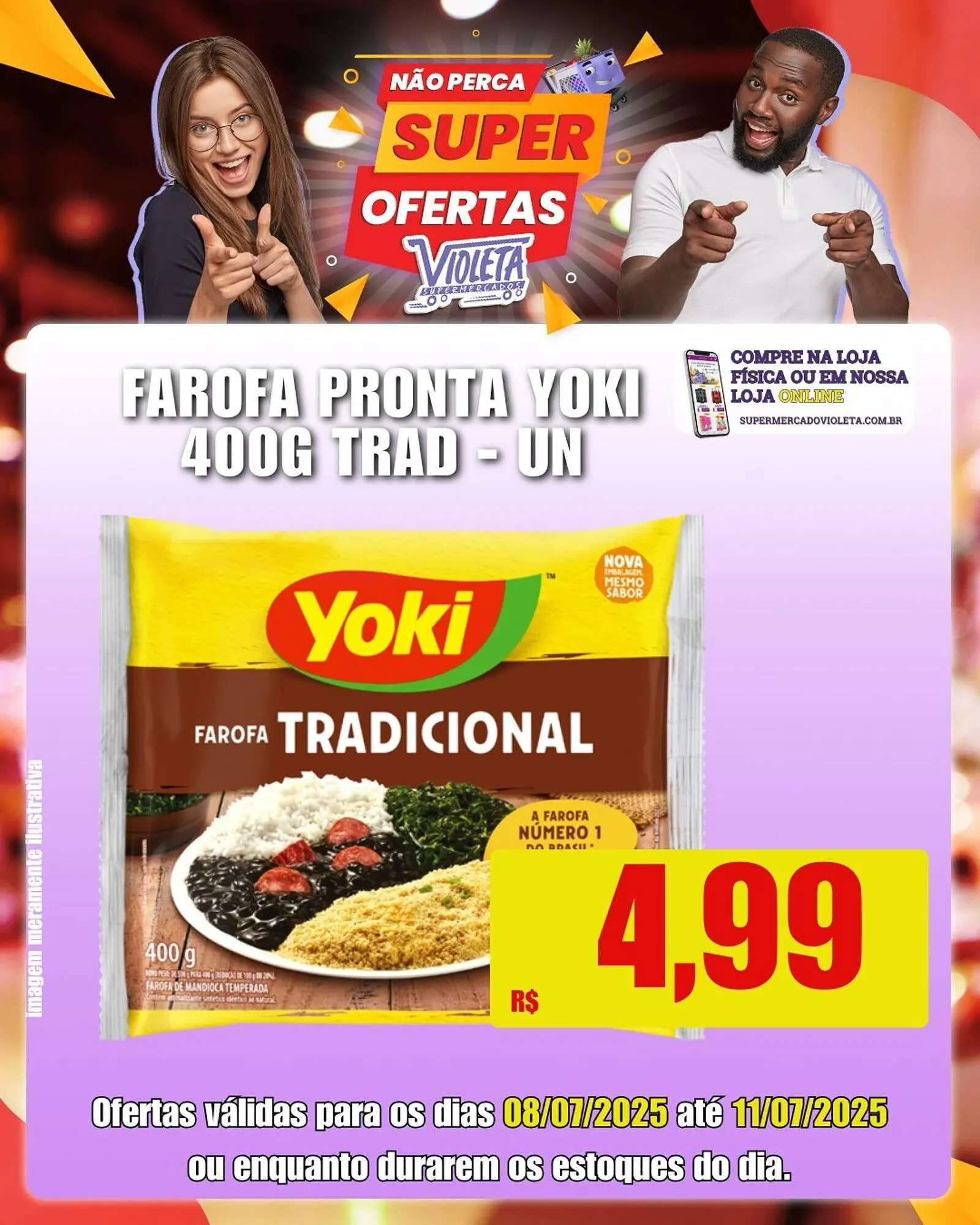 Encarte de Catálogo Violeta Supermercados 8 de julho até 11 de julho 2025 - Pagina 5