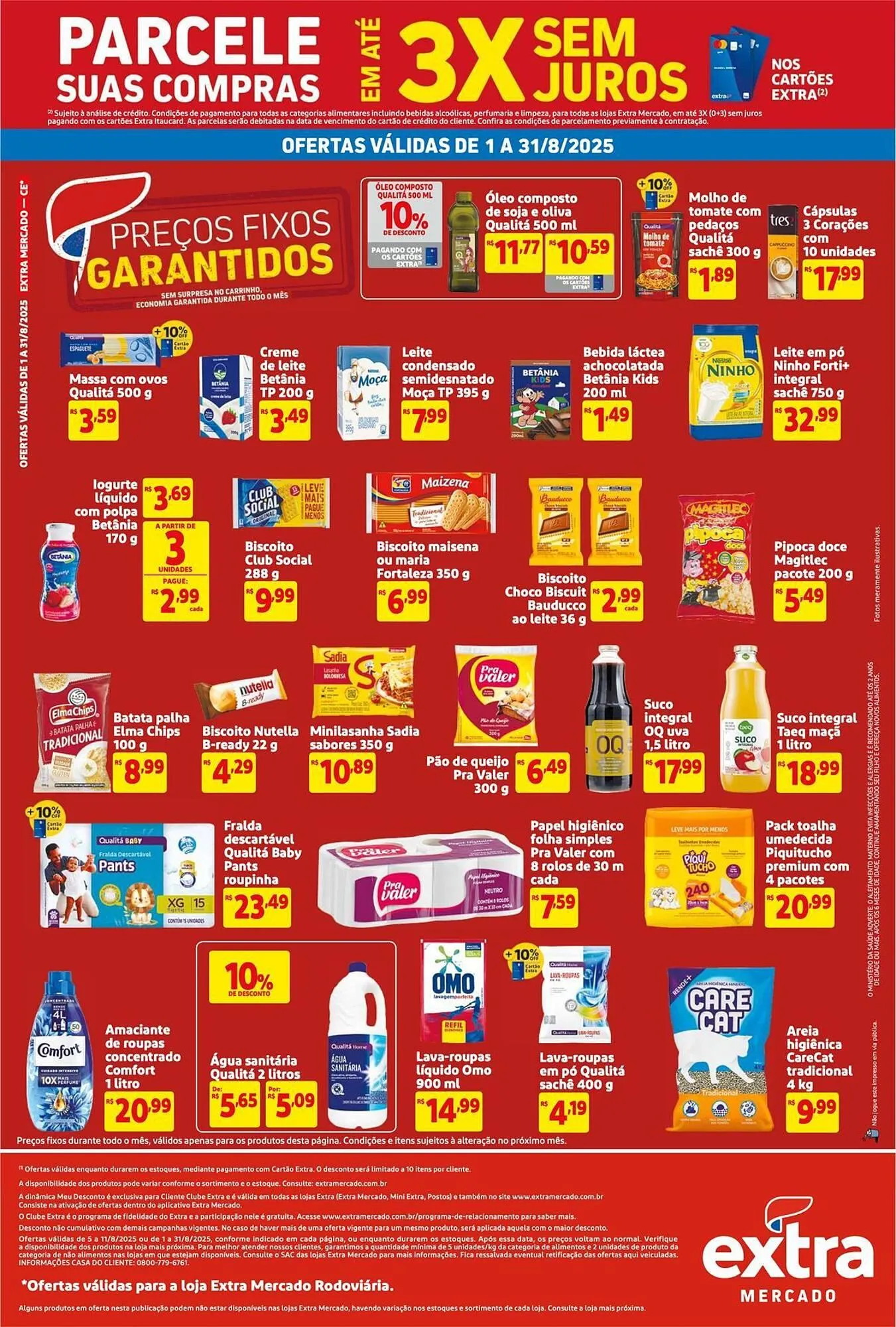 Encarte de Catálogo Mercado Extra 5 de agosto até 11 de agosto 2025 - Pagina 3