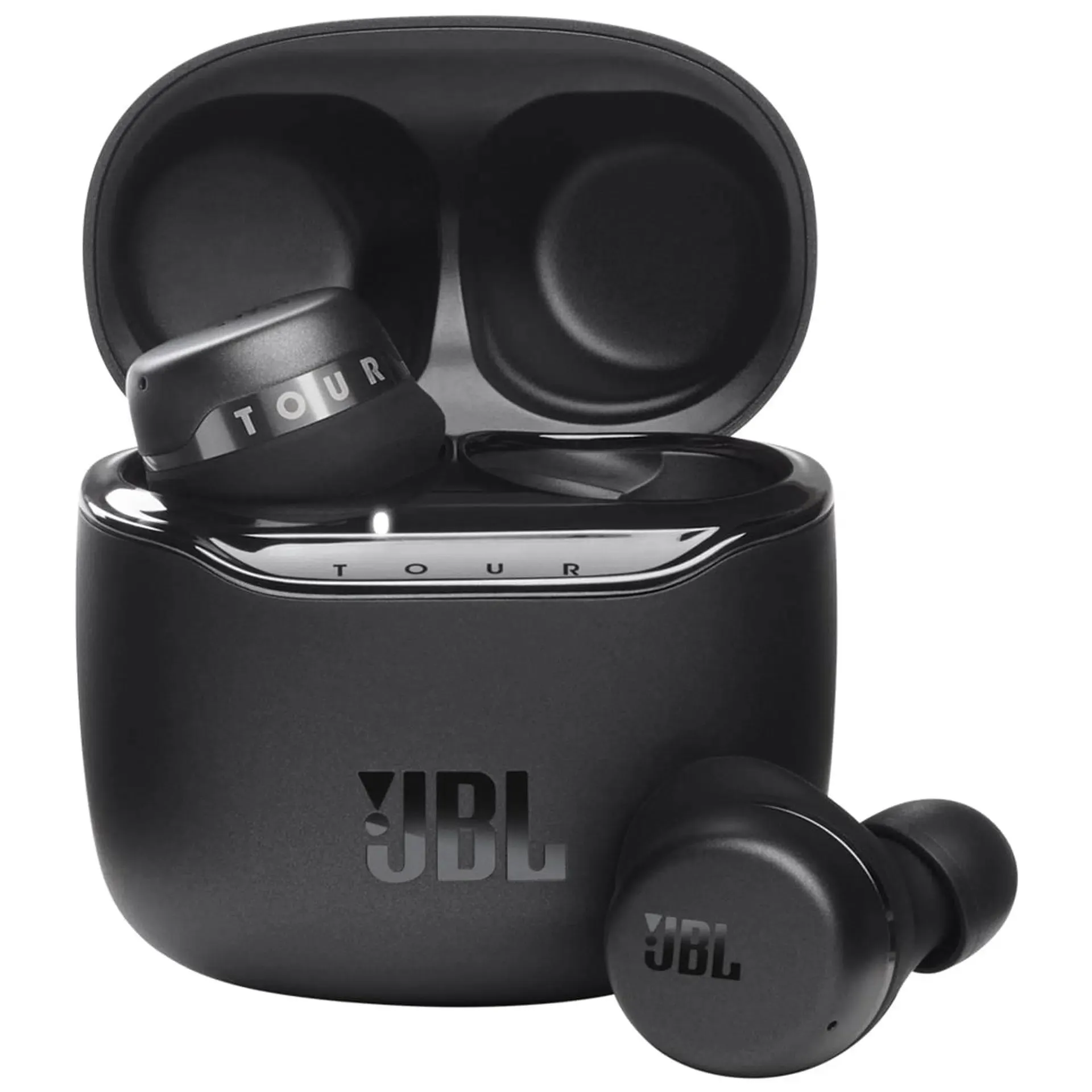 Fone de Ouvido JBL Tour Pro+ TWS Sem Fio Bluetooth 3 Microfones Dual Connect - Preto - Bivolt