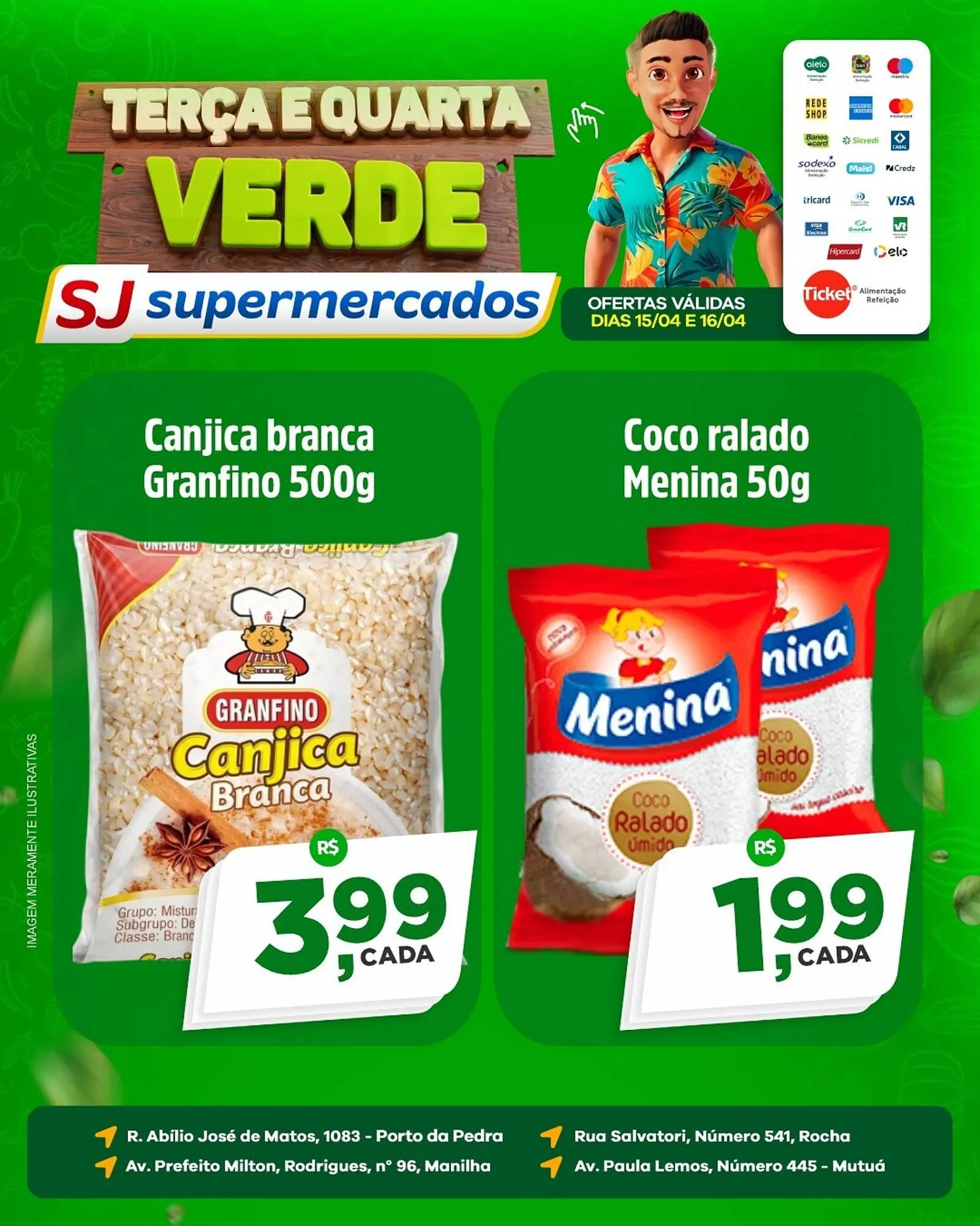 Encarte de Catálogo Sj Supermercados 14 de abril até 16 de abril 2025 - Pagina 5