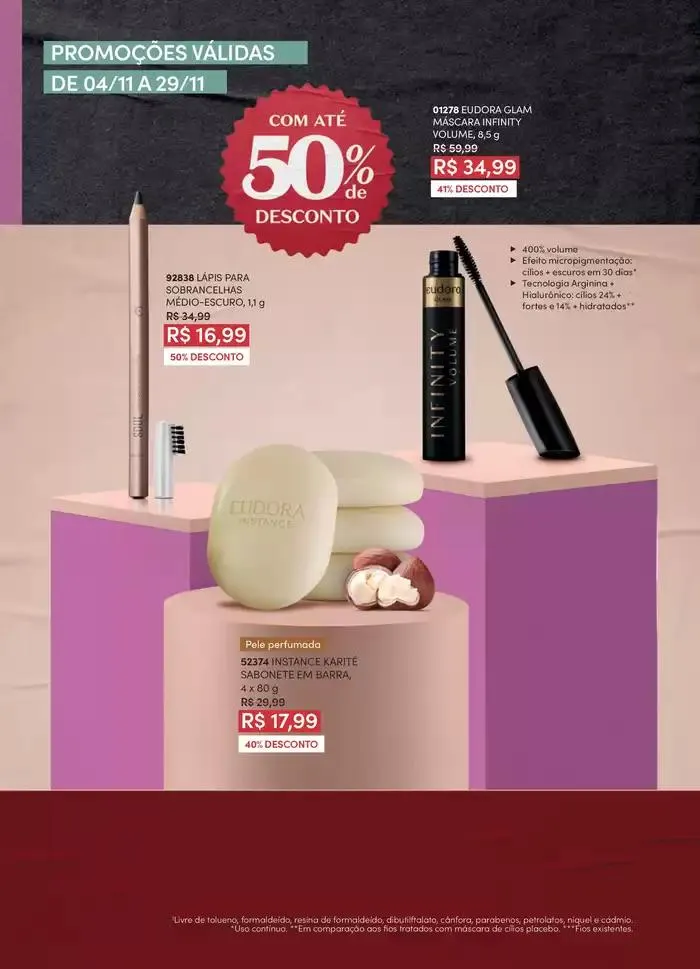 Encarte de Natal Eudora 31 de outubro até 30 de novembro 2024 - Pagina 134