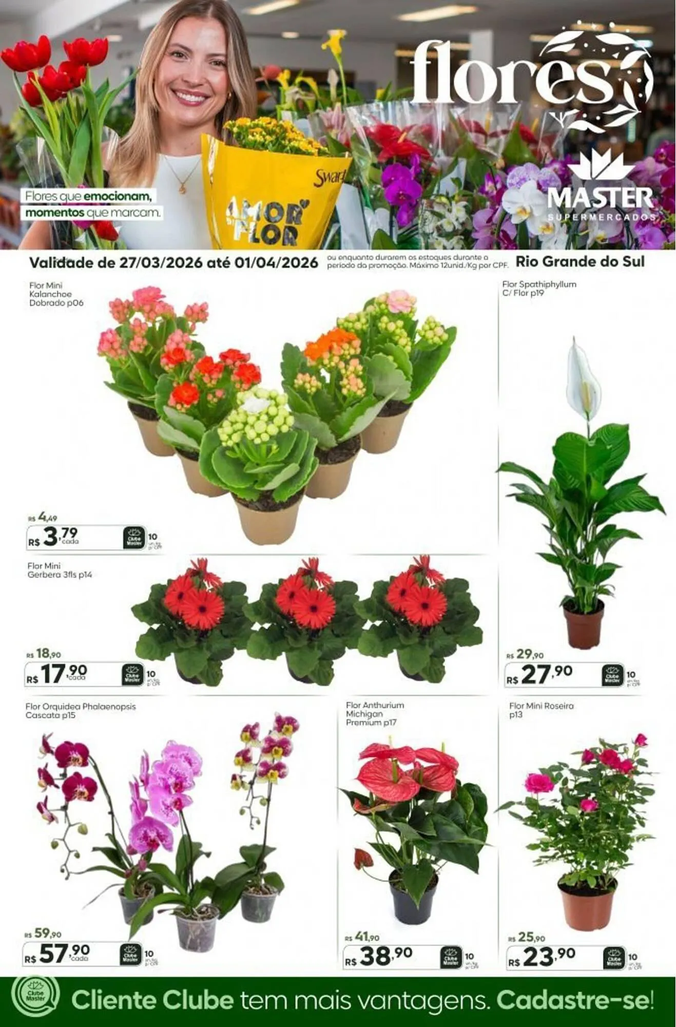 Encarte de Folheto Master Supermercados 27 de março até 1 de abril 2026 - Pagina 1