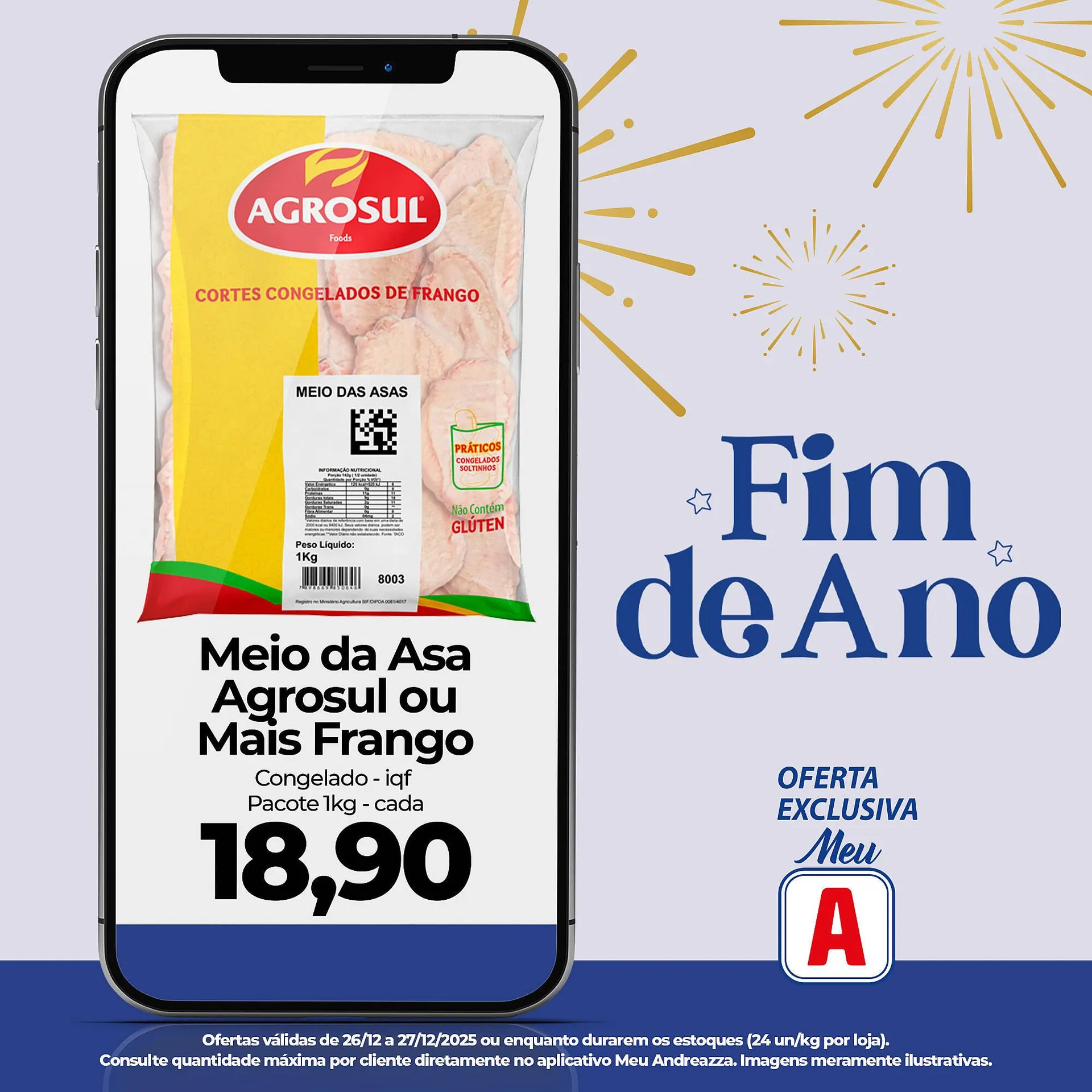 Encarte de Catálogo Supermercados Andreazza 26 de dezembro até 27 de dezembro 2025 - Pagina 1