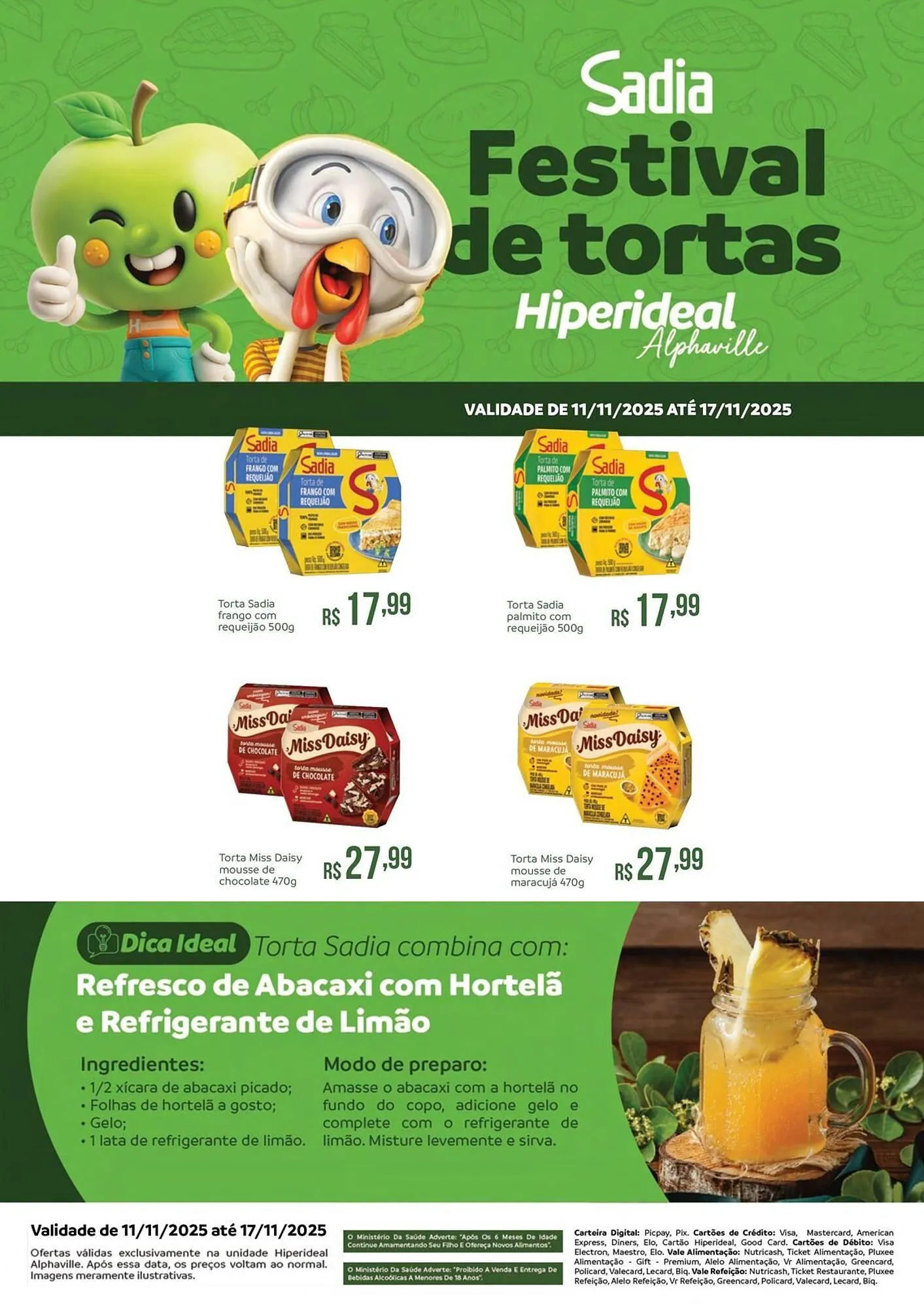 Encarte de Catálogo Hiperideal Supermercados 7 de novembro até 17 de novembro 2025 - Pagina 1