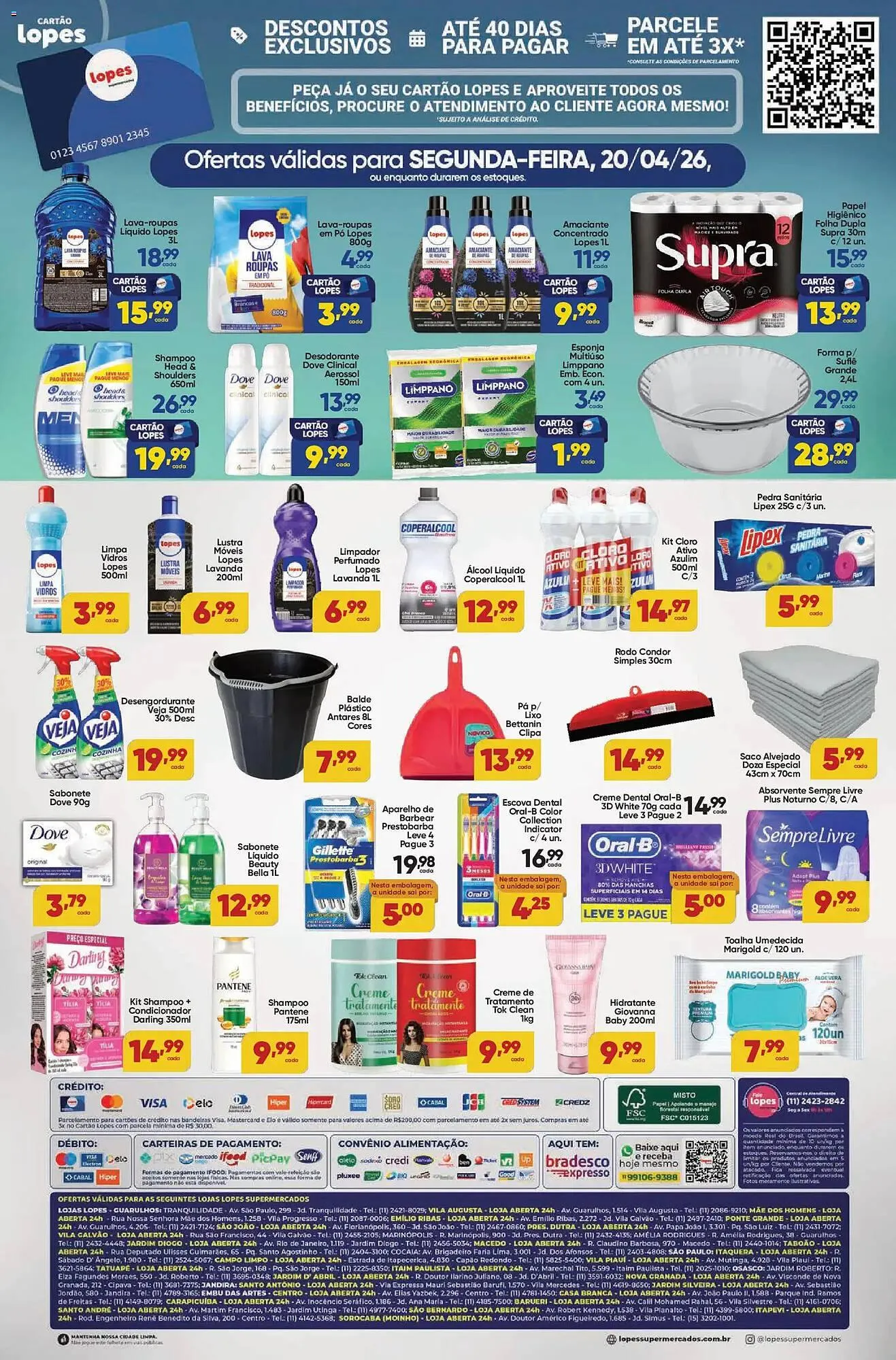 Encarte de Folheto Lopes Supermercados 20 de abril até 20 de abril 2026 - Pagina 2