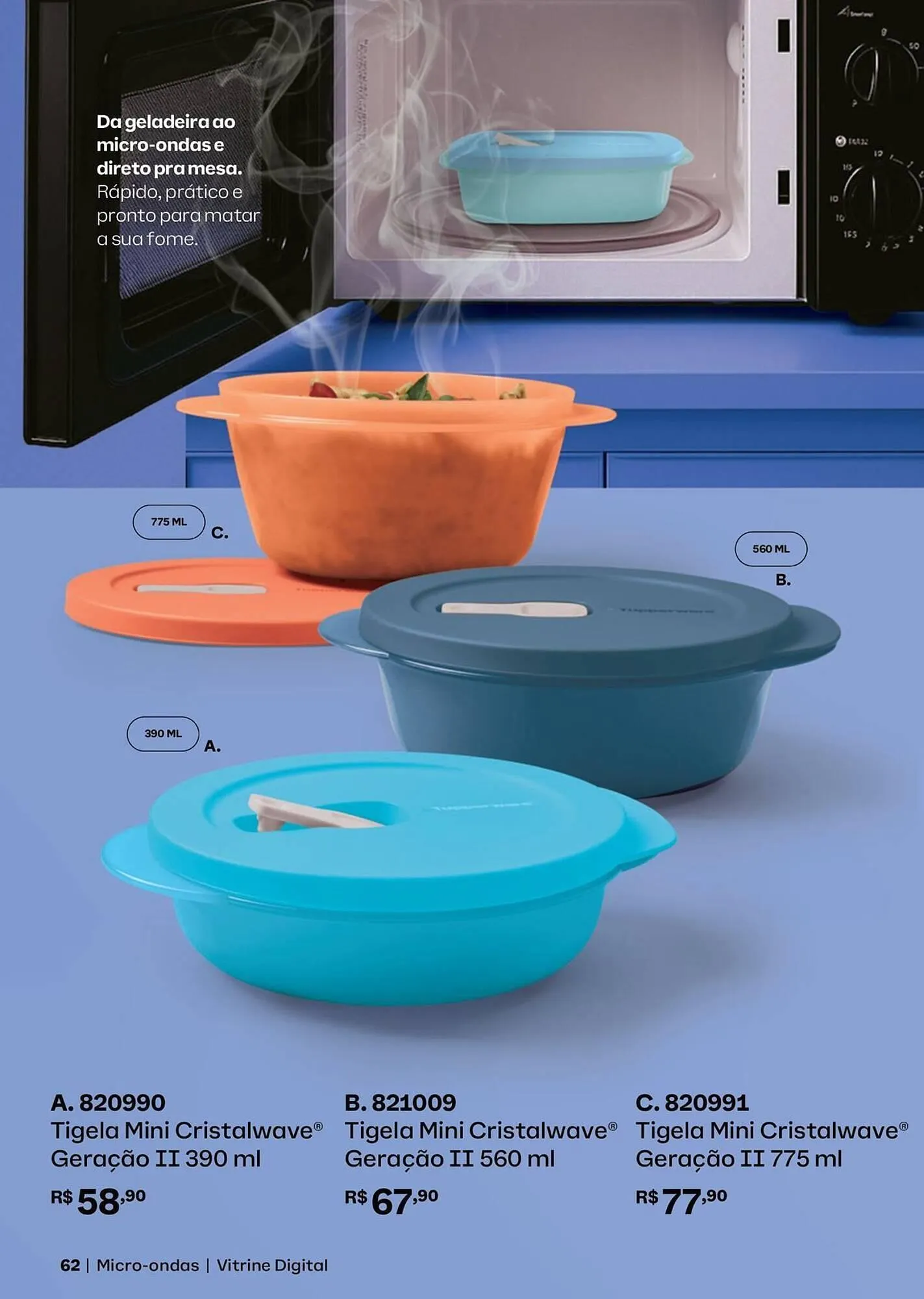 Encarte de Catálogo Tupperware 8 de maio até 31 de maio 2026 - Pagina 62
