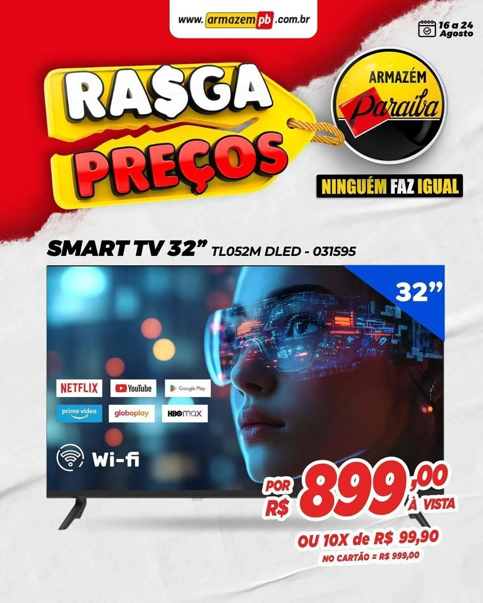 Encarte de Catálogo Armazém Paraíba 16 de agosto até 24 de agosto 2025 - Pagina 1