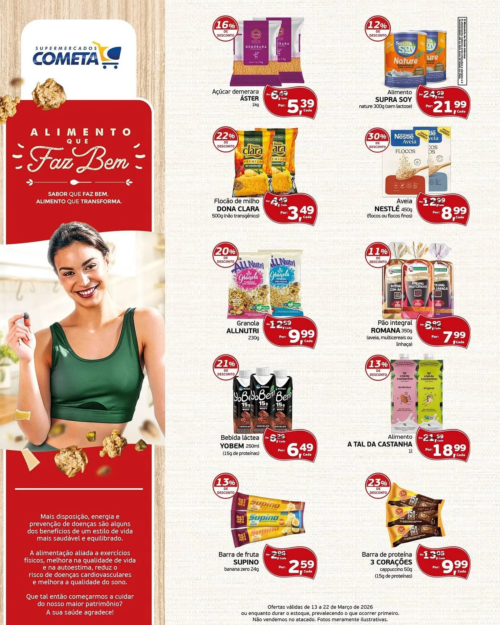 Encarte de Encarte Cometa Supermercados 16 de março até 22 de março 2026 - Pagina 1