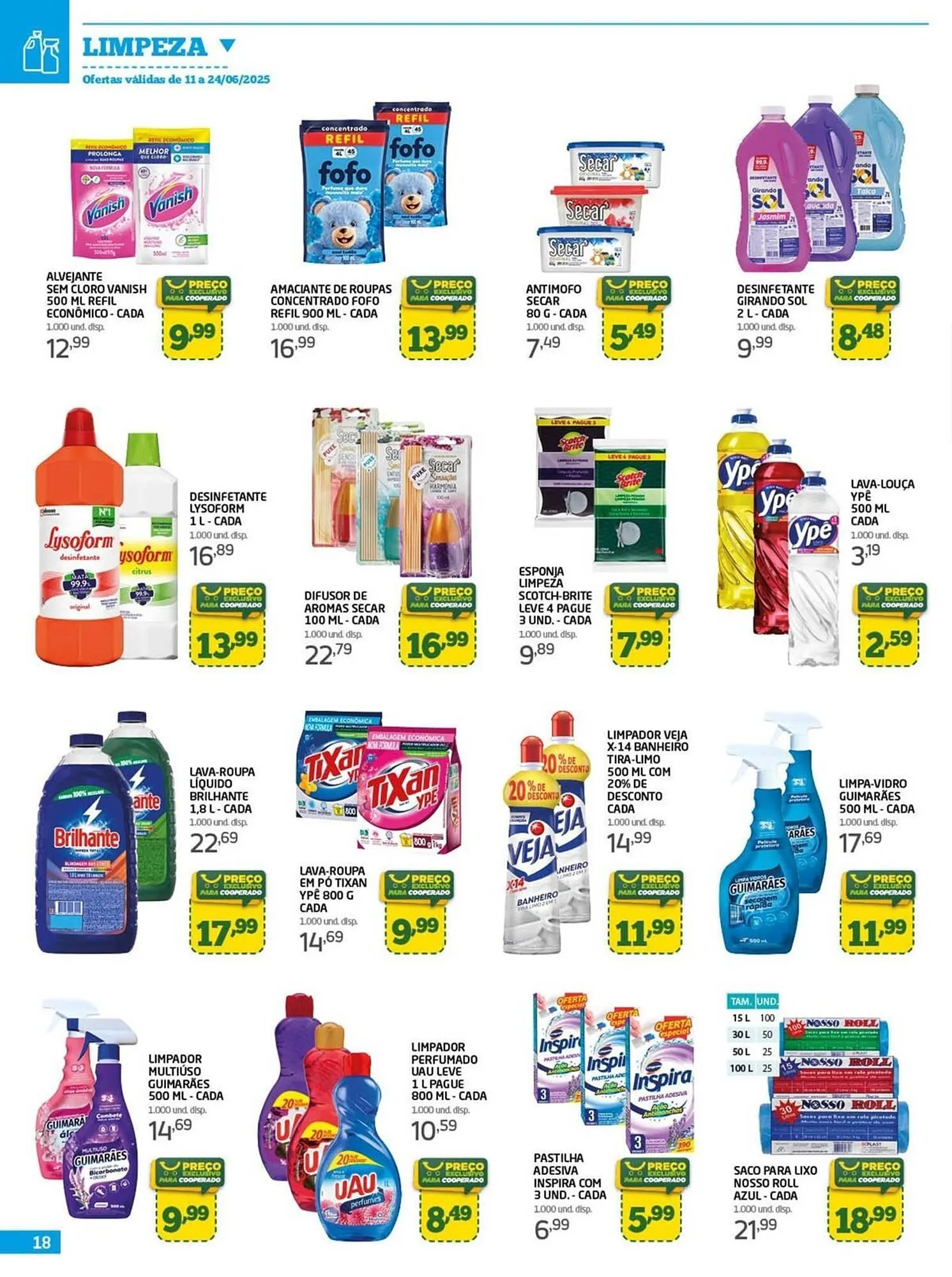 Encarte de Catálogo Cooper 11 de junho até 24 de junho 2025 - Pagina 18