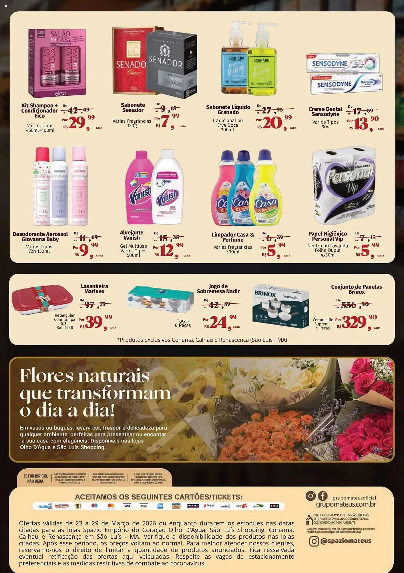 Encarte de Catálogo Supermercados Mateus 23 de março até 29 de março 2026 - Pagina 4