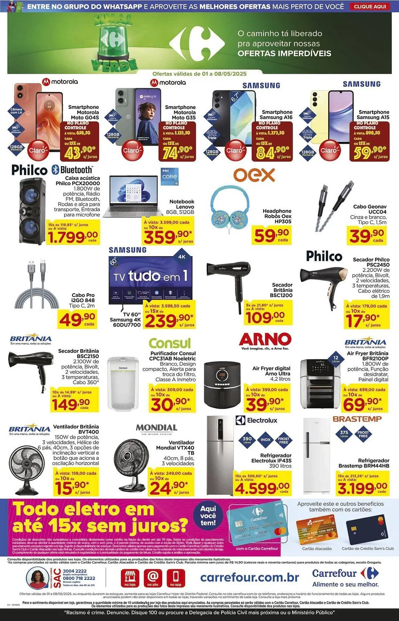 Encarte de Catálogo Carrefour 5 de maio até 8 de maio 2025 - Pagina 13