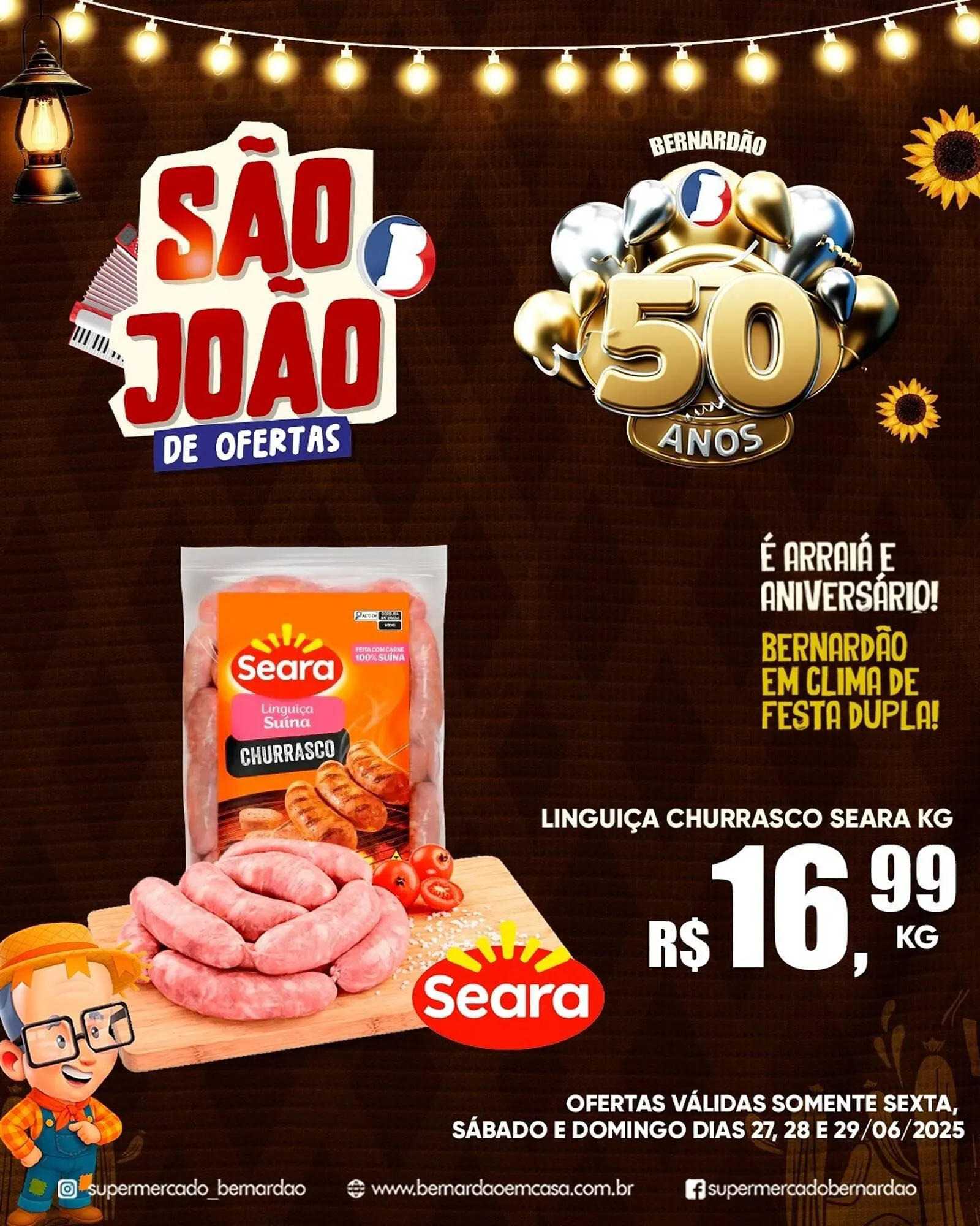Encarte de Catálogo Supermercado Bernardão 27 de junho até 29 de junho 2025 - Pagina 4