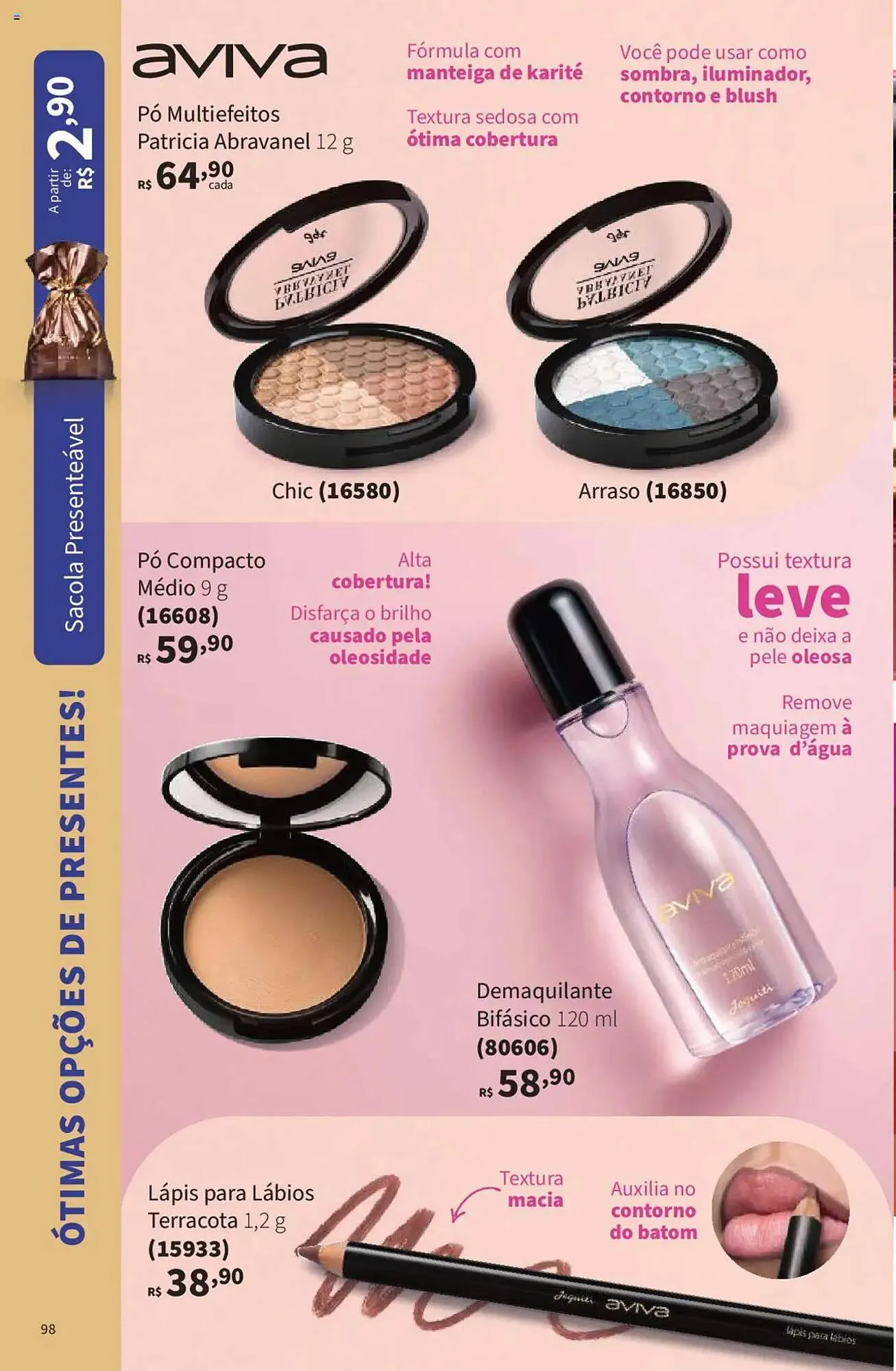 Encarte de Catálogo Jequiti 19 de junho até 17 de julho 2025 - Pagina 98