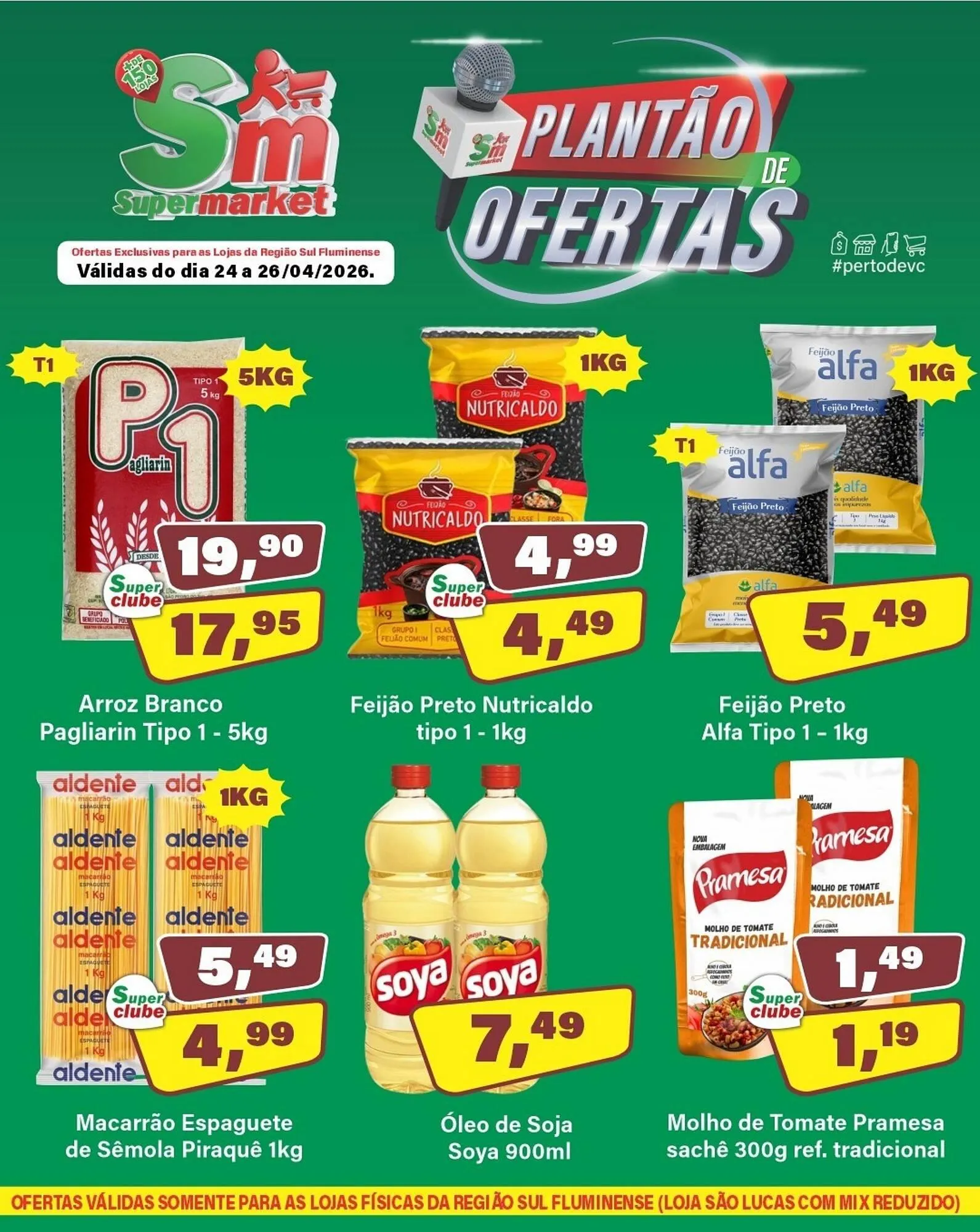 Encarte de Catálogo Floresta Supermercados 24 de abril até 26 de abril 2026 - Pagina 1