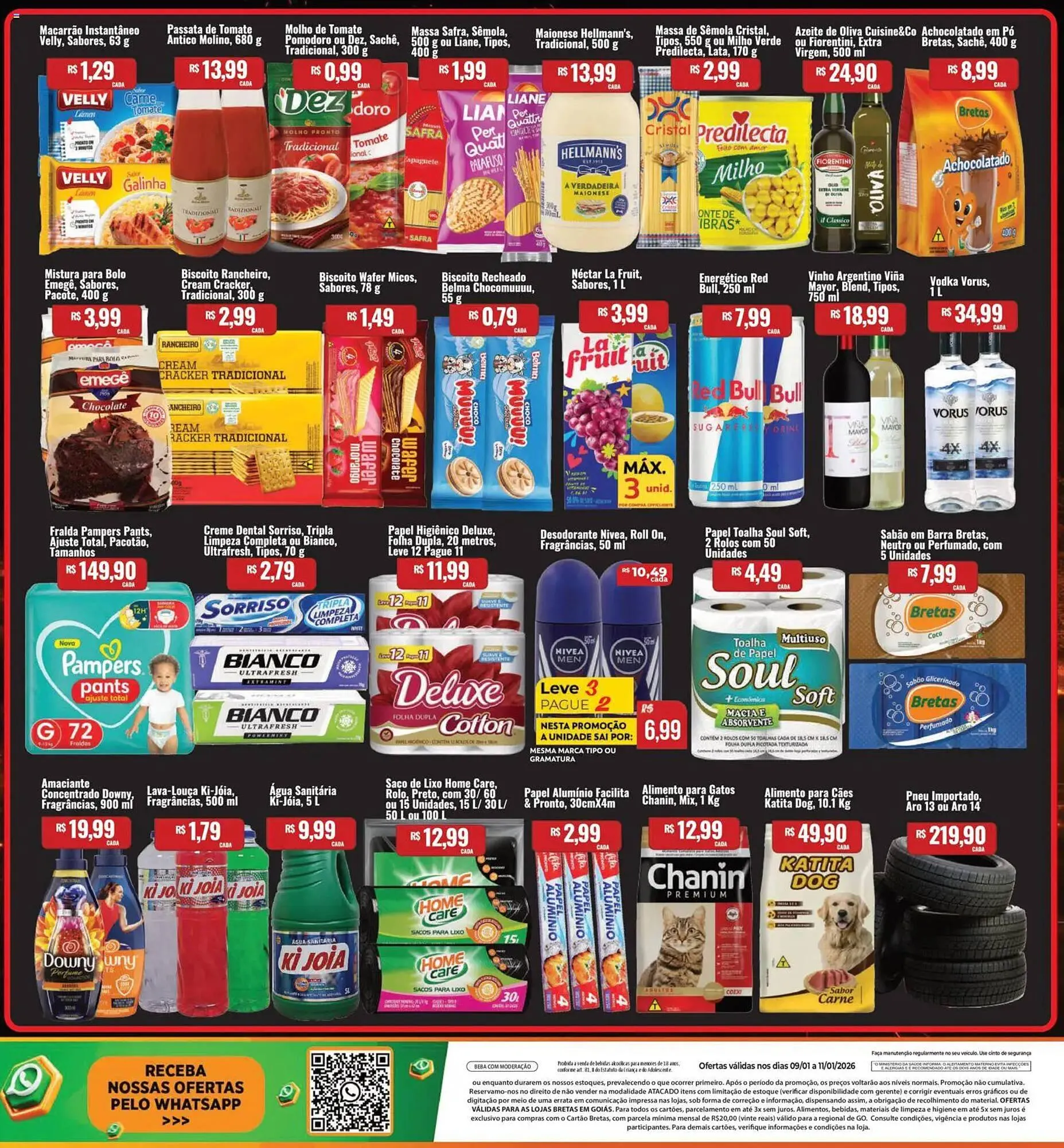 Encarte de Catálogo Supermercados Bretas 9 de janeiro até 11 de janeiro 2026 - Pagina 2