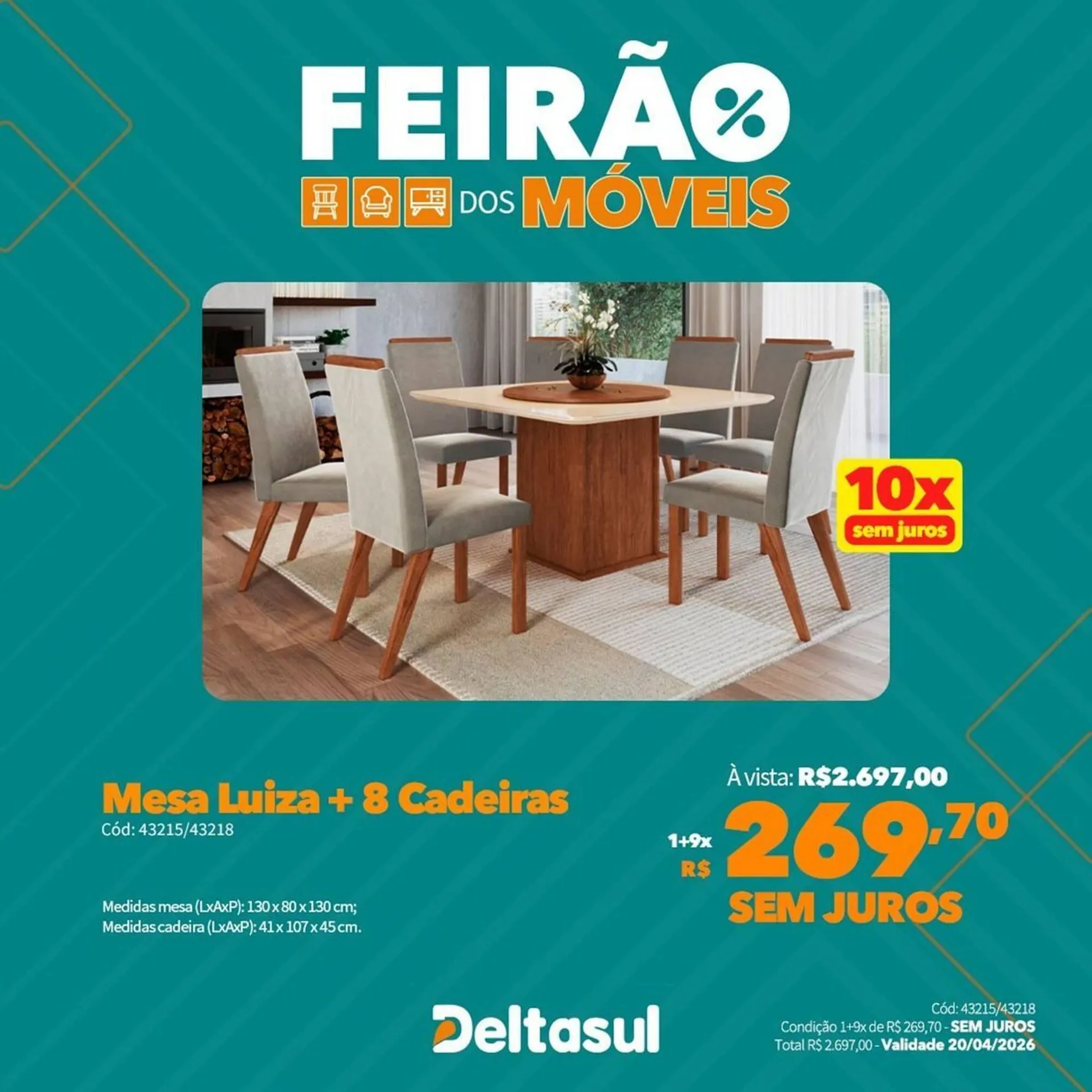 Encarte de Folheto Deltasul 8 de abril até 20 de abril 2026 - Pagina 1