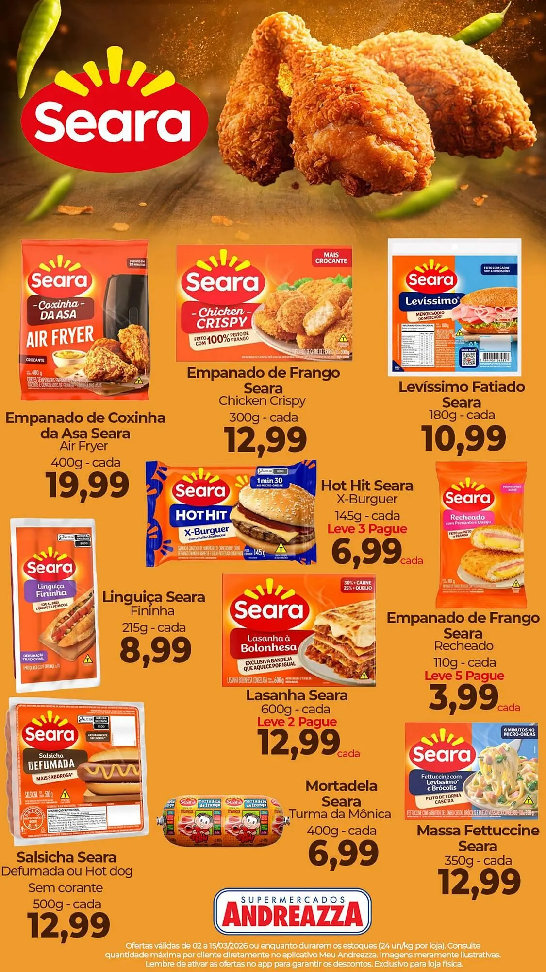 Encarte de Catálogo Supermercados Andreazza 6 de março até 15 de março 2026 - Pagina 1