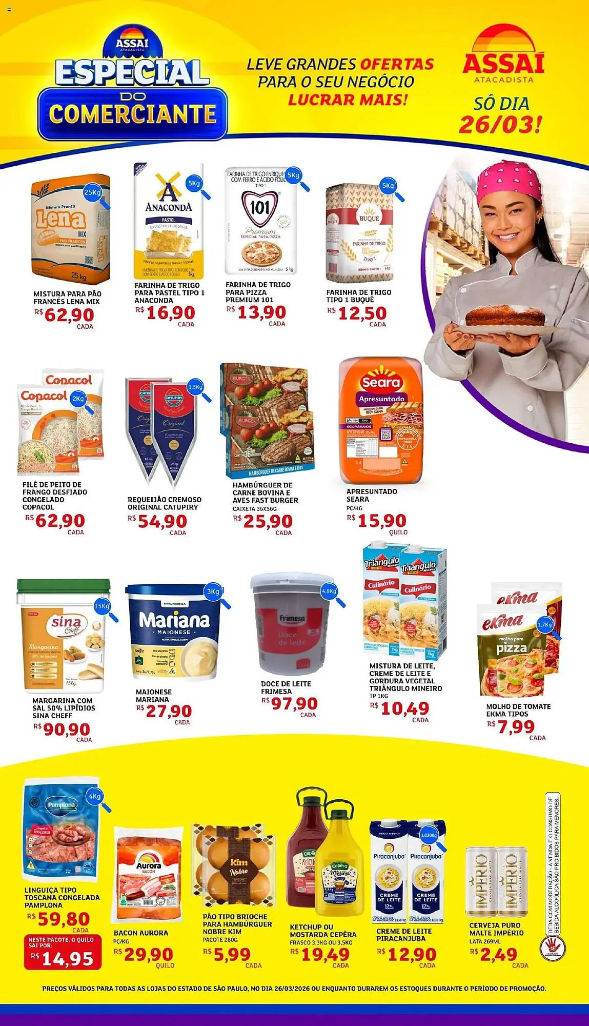 Encarte de Encarte Assaí Atacadista 26 de março até 27 de março 2026 - Pagina 1