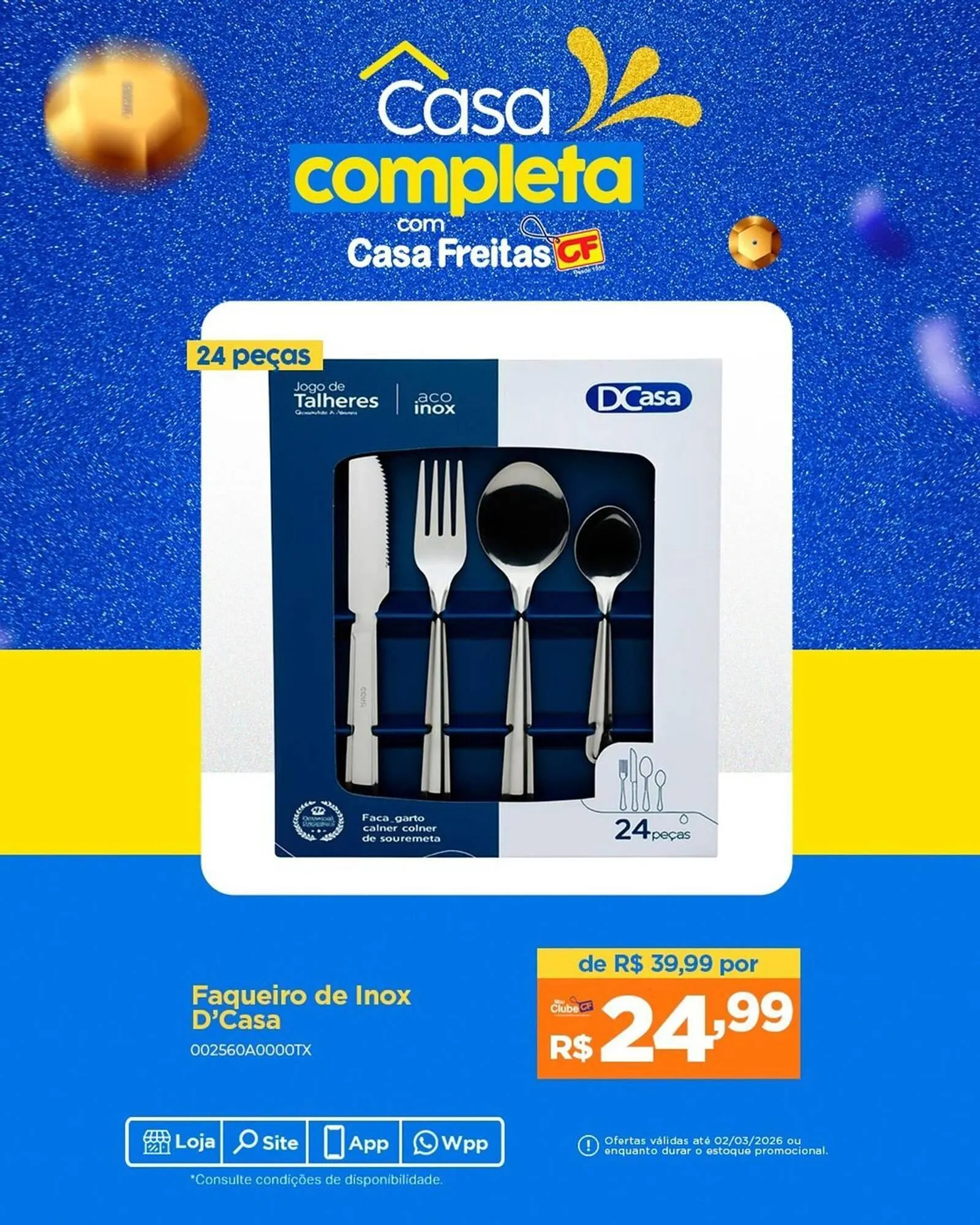 Encarte de Catálogo Casa Freitas 16 de fevereiro até 2 de março 2026 - Pagina 1