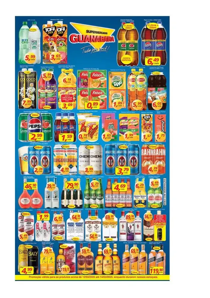 Encarte de Encarte Supermercados Guanabara 12 de março até 14 de março 2025 - Pagina 4