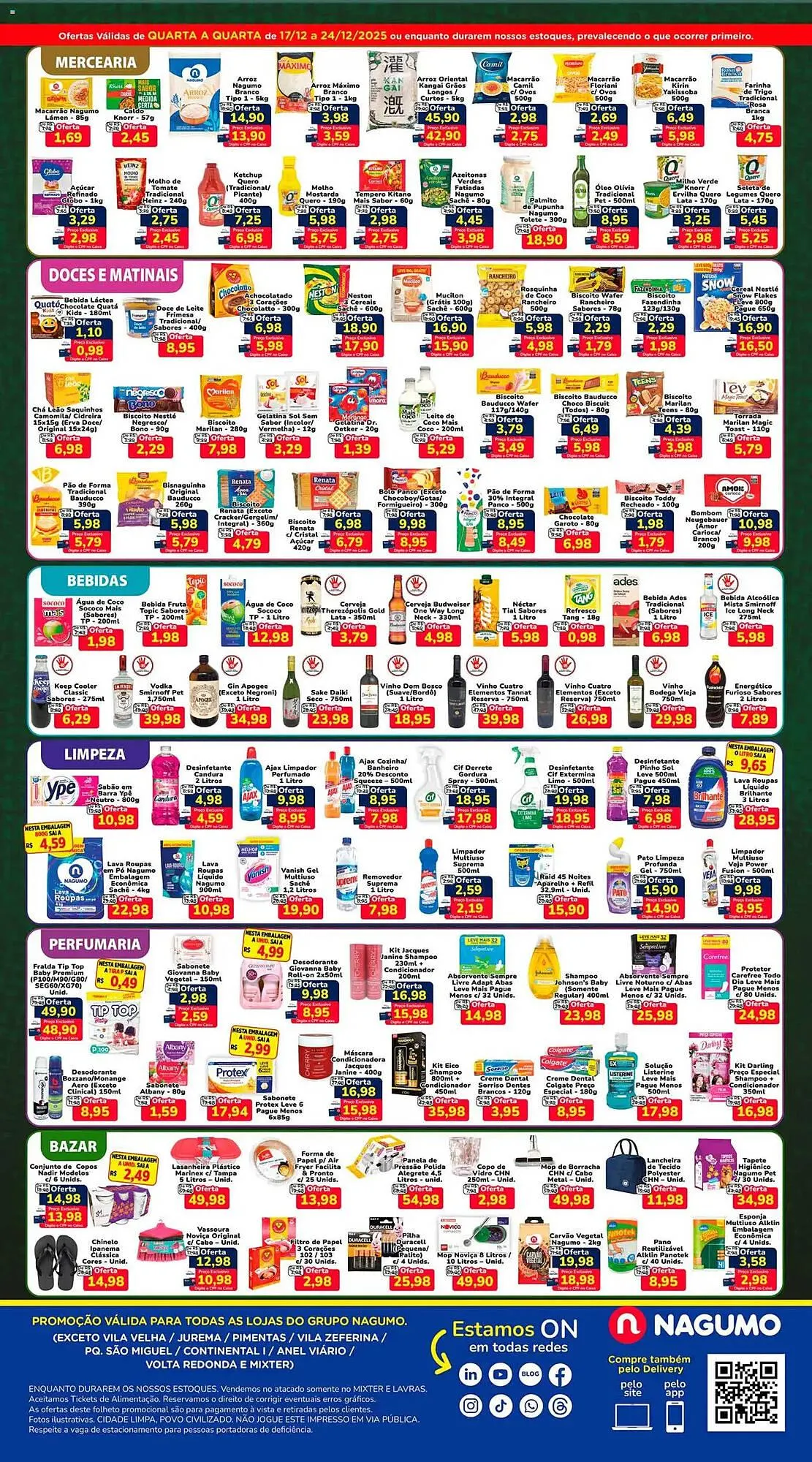 Encarte de Folheto Nagumo 17 de dezembro até 24 de dezembro 2025 - Pagina 2