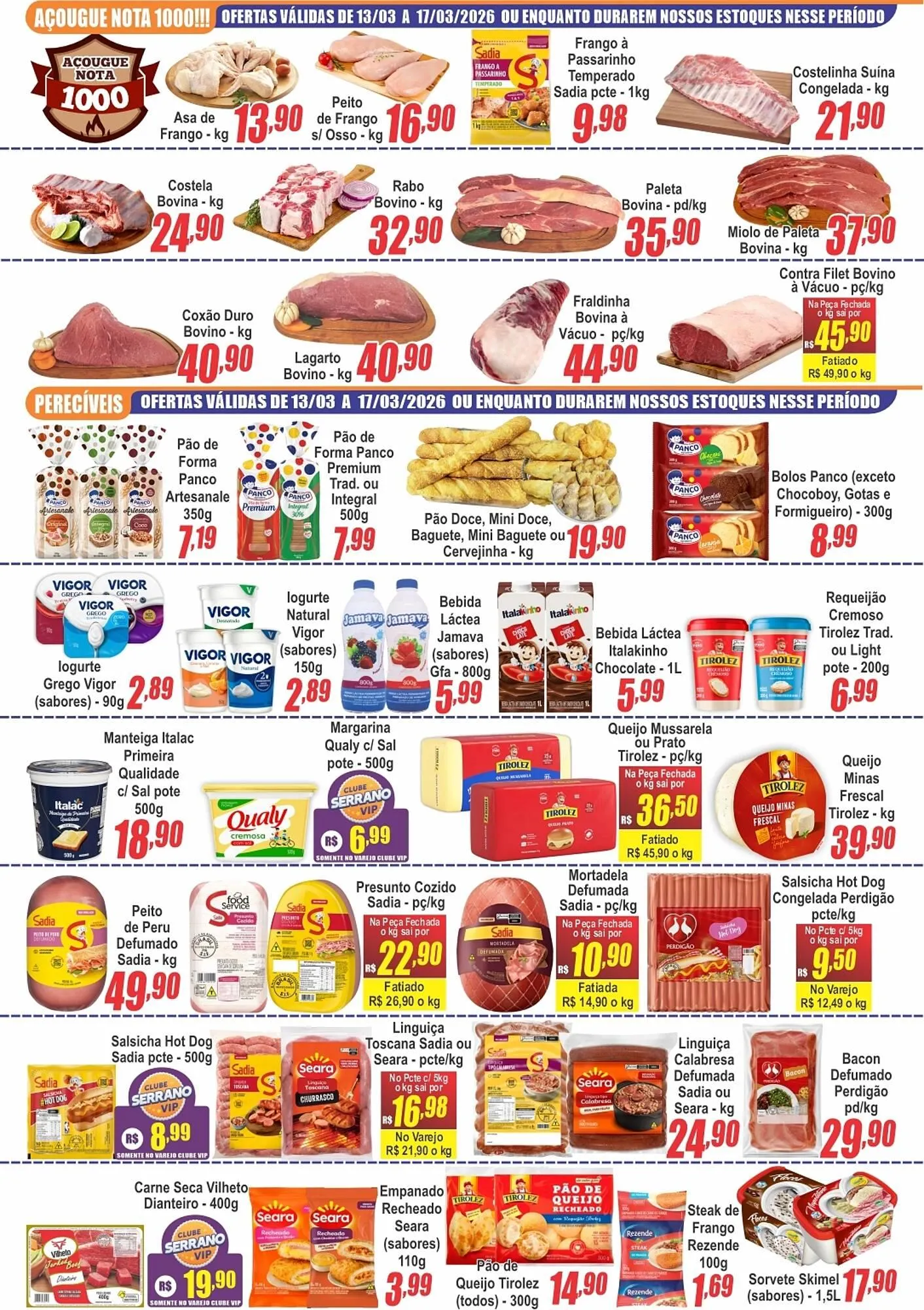 Encarte de Catálogo Serrano Supermercado 10 de março até 17 de março 2026 - Pagina 3