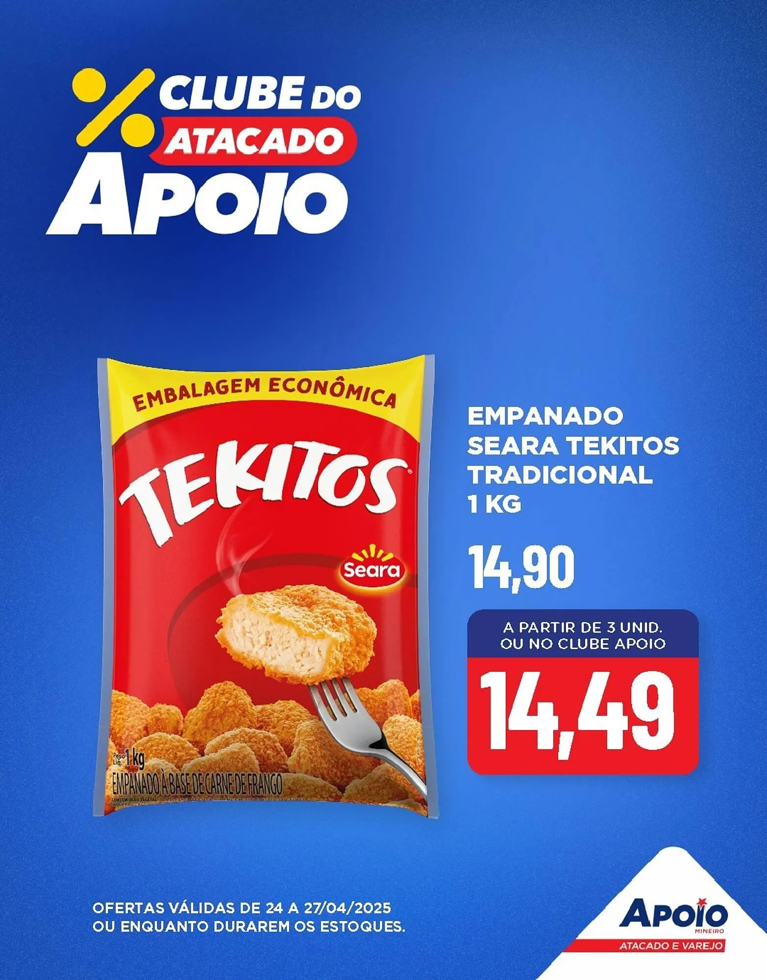 Encarte de Catálogo Apoio Mineiro 24 de abril até 27 de abril 2025 - Pagina 1